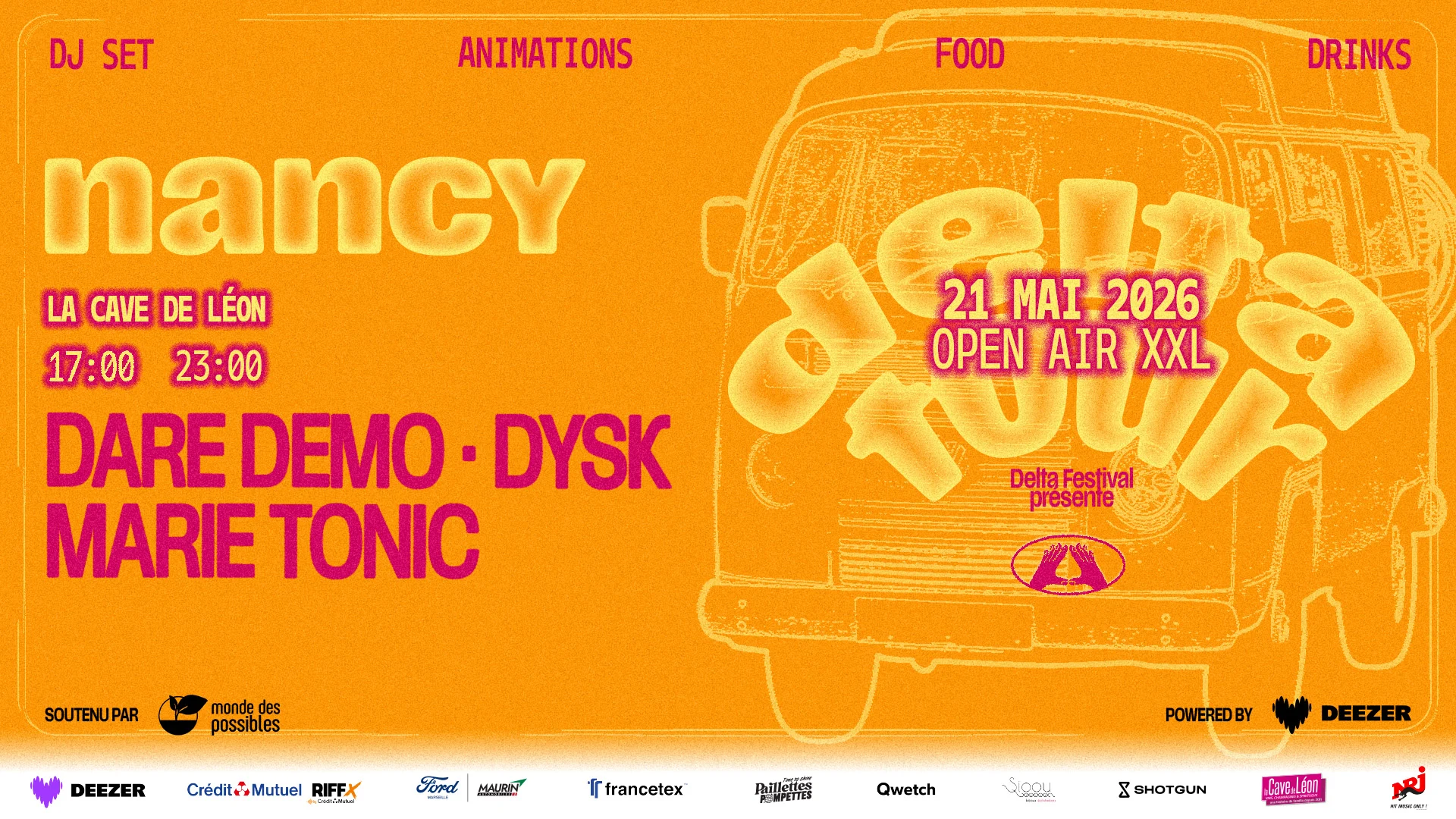 [Open Air] Delta Tour X La Cave De Léon - Nancy Cover