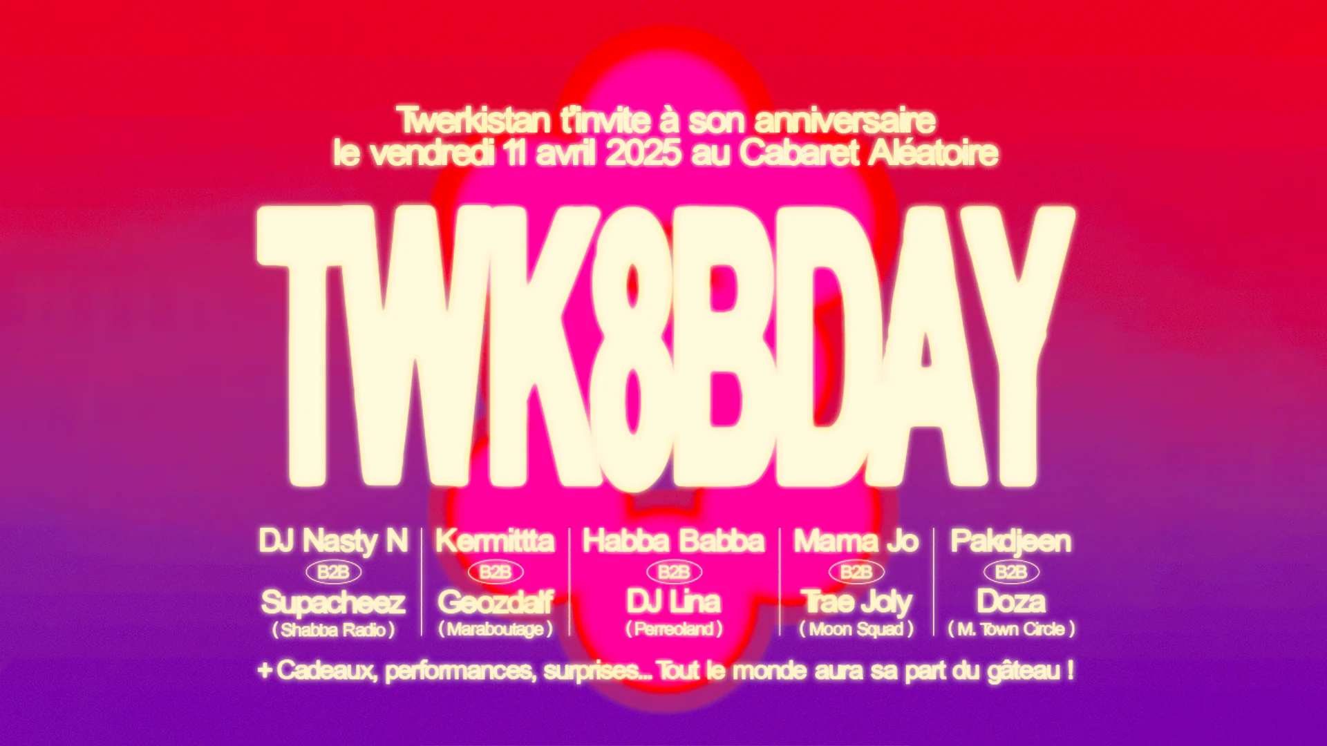 Twk8bday - Twerkistan Fête Ses 8 Ans ! Cover