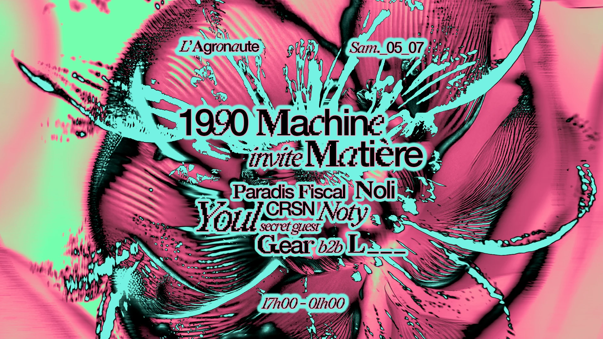 1990machine W/ Matière : Laze, Youl, Noli, G.Ear, Paradis F. Cover