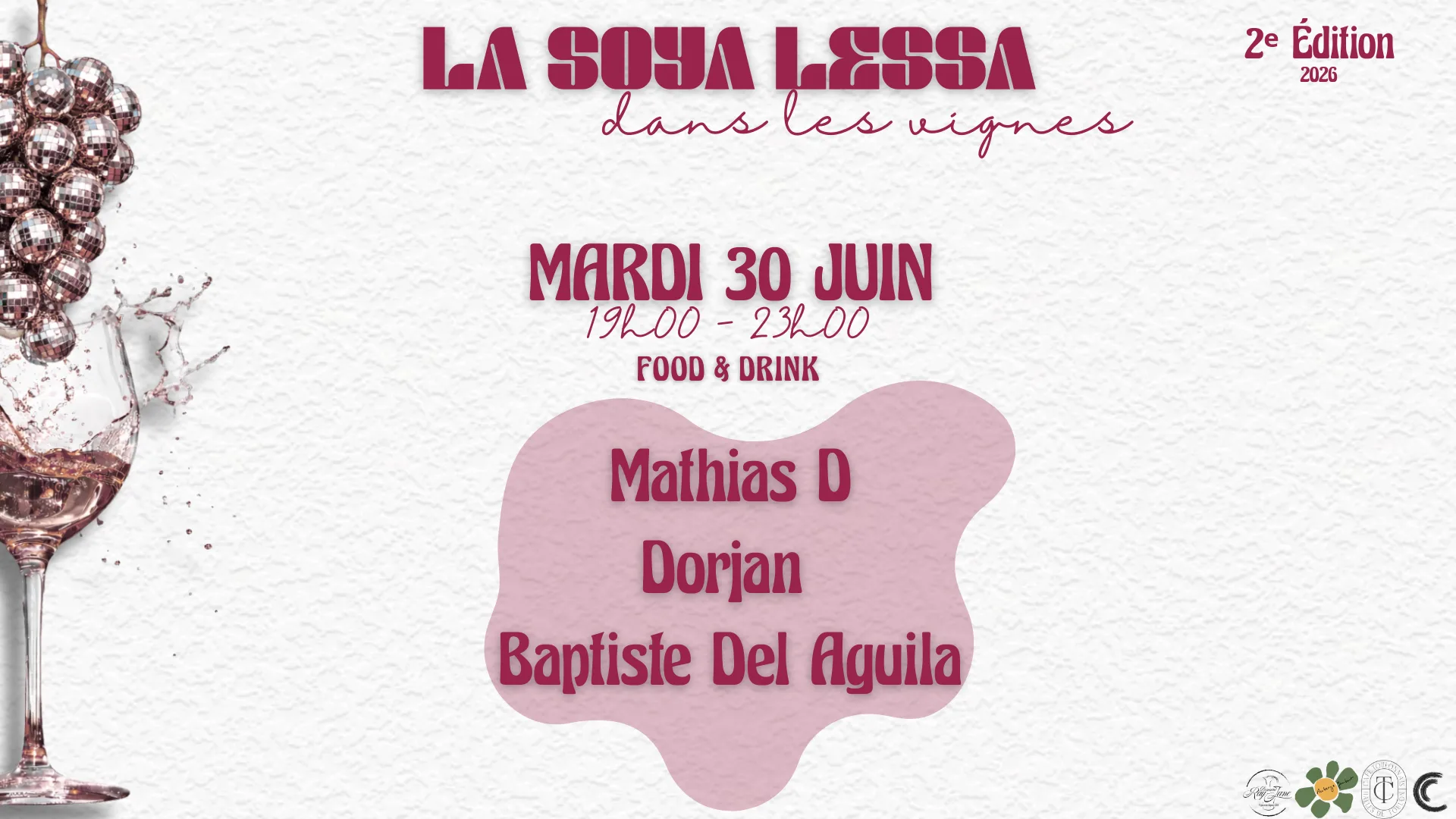 La Soya Lessa Dans Les Vignes - Mardi 30/06/2026 Cover