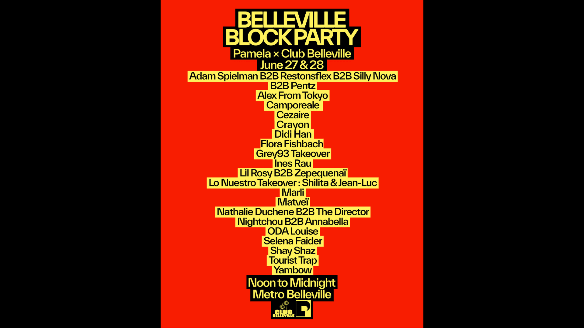 Belleville Block Party - Free, Metro Belleville Cover