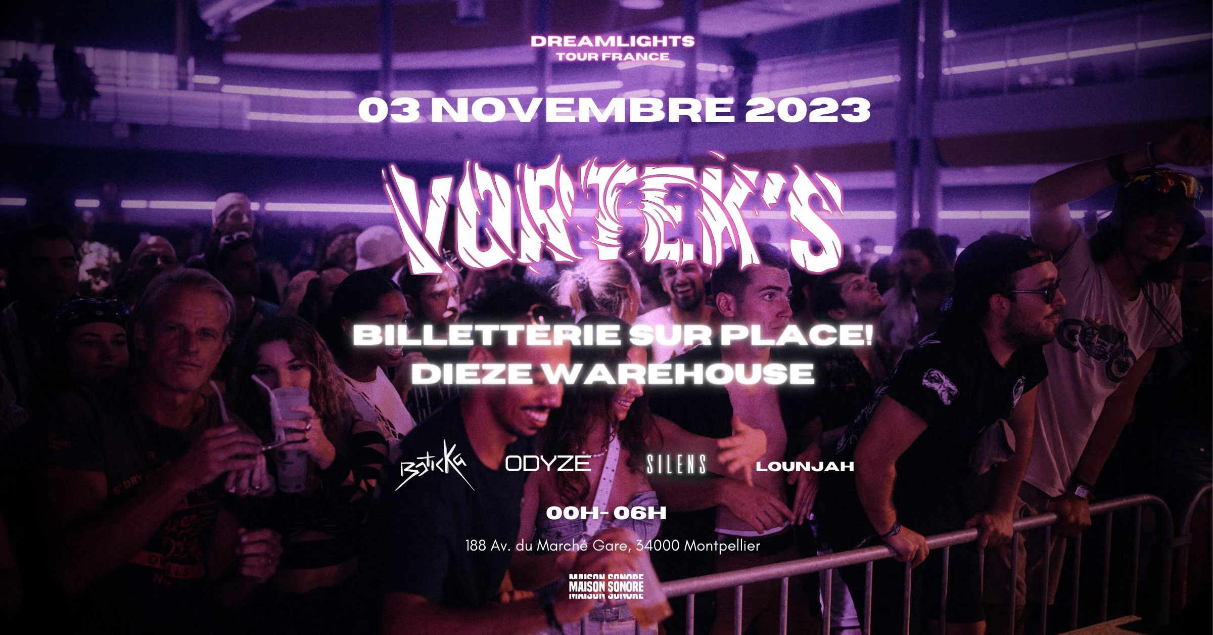 Dreamlights Tour: Le Dieze Warehouse, Montpellier Cover