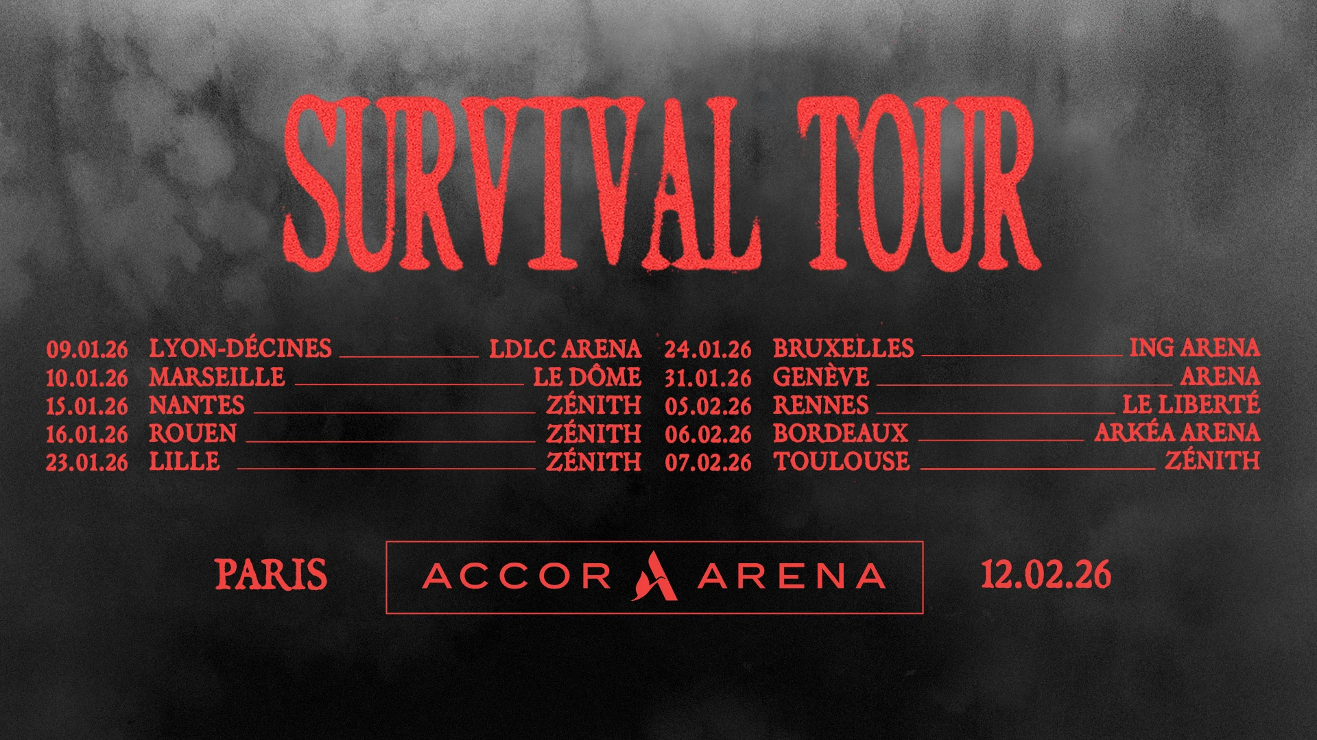 Rilès - Survival Tour Cover