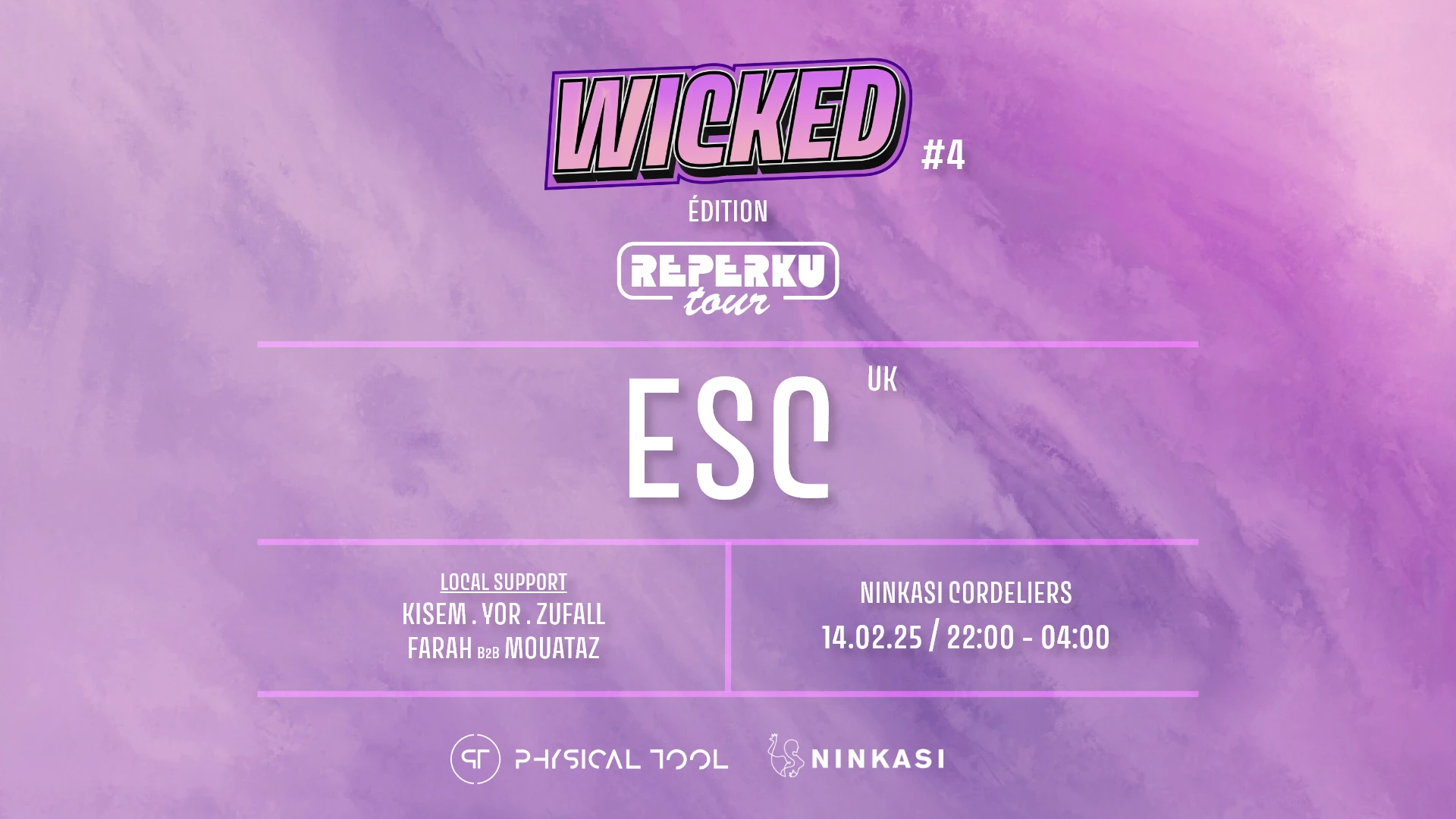 Wicked #4 - Édition Reperku Tour W/ Esc (Uk) Cover