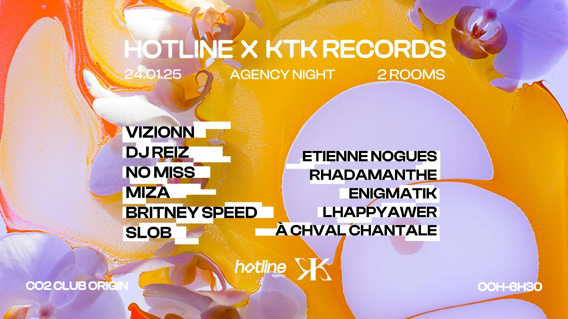 Hotline Agency X Ktk Records - Agency Night Cover