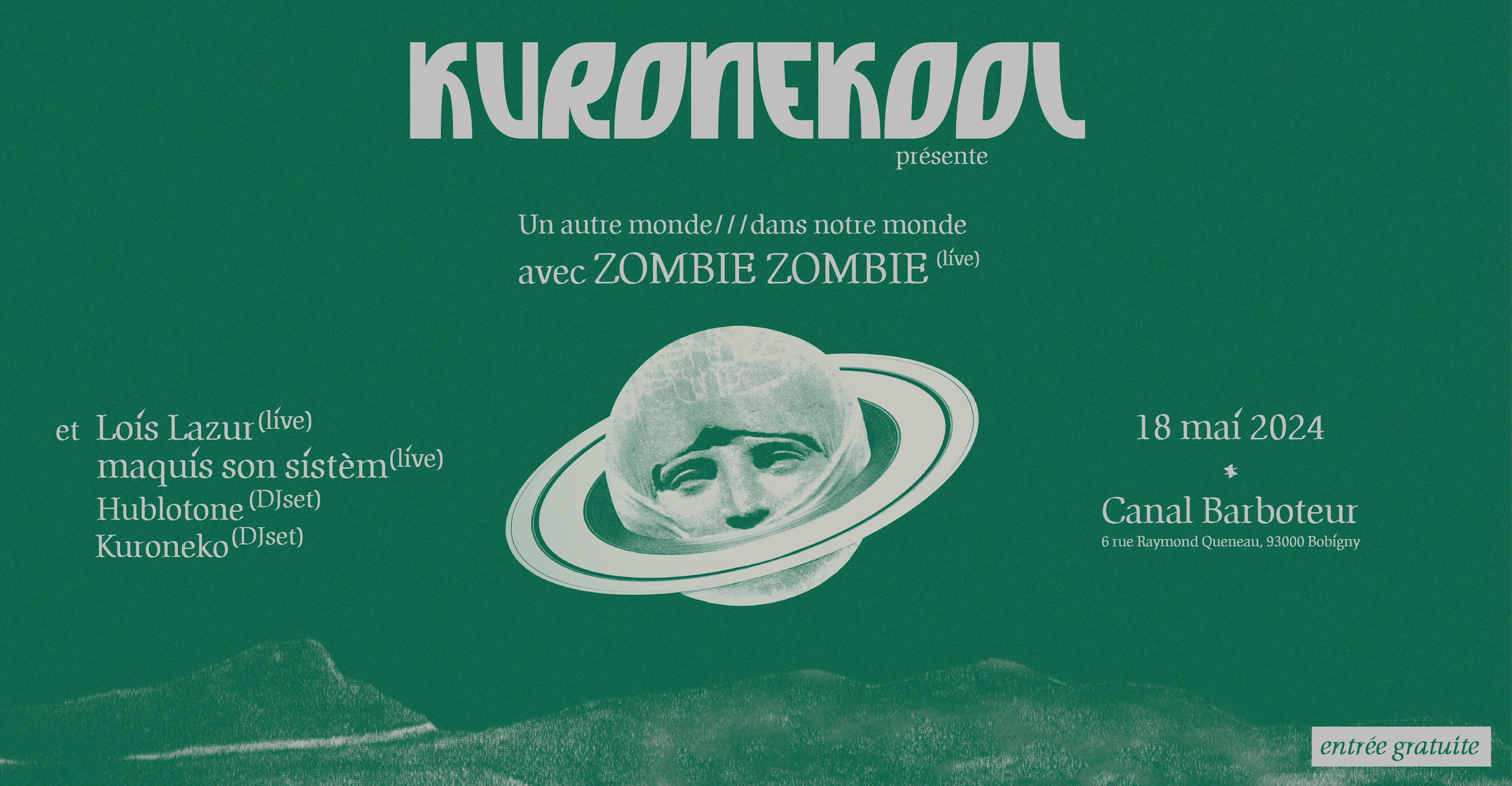 Kuronekool #3 : Open Air  – Zombie Zombie, Loïs Lazur, ... Cover