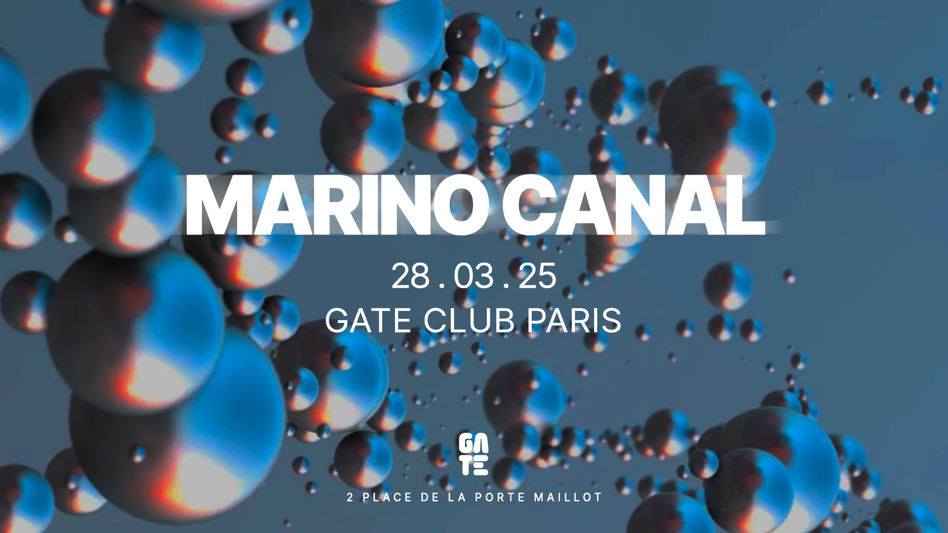 Marino Canal At Gate Club Paris Cover
