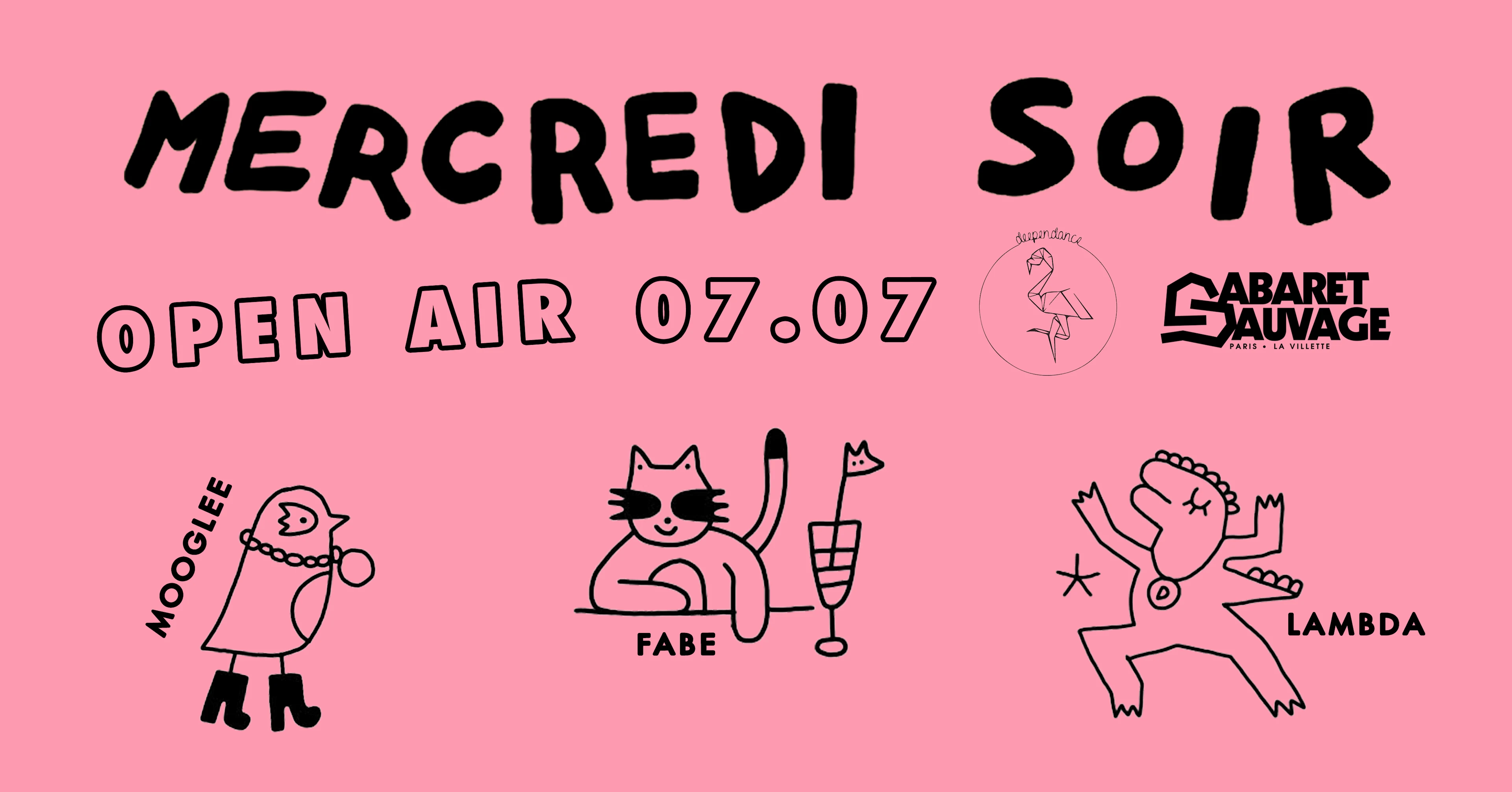 Mercredu Soir X Deependance : Fabe, Mooglee, Lambda Cover