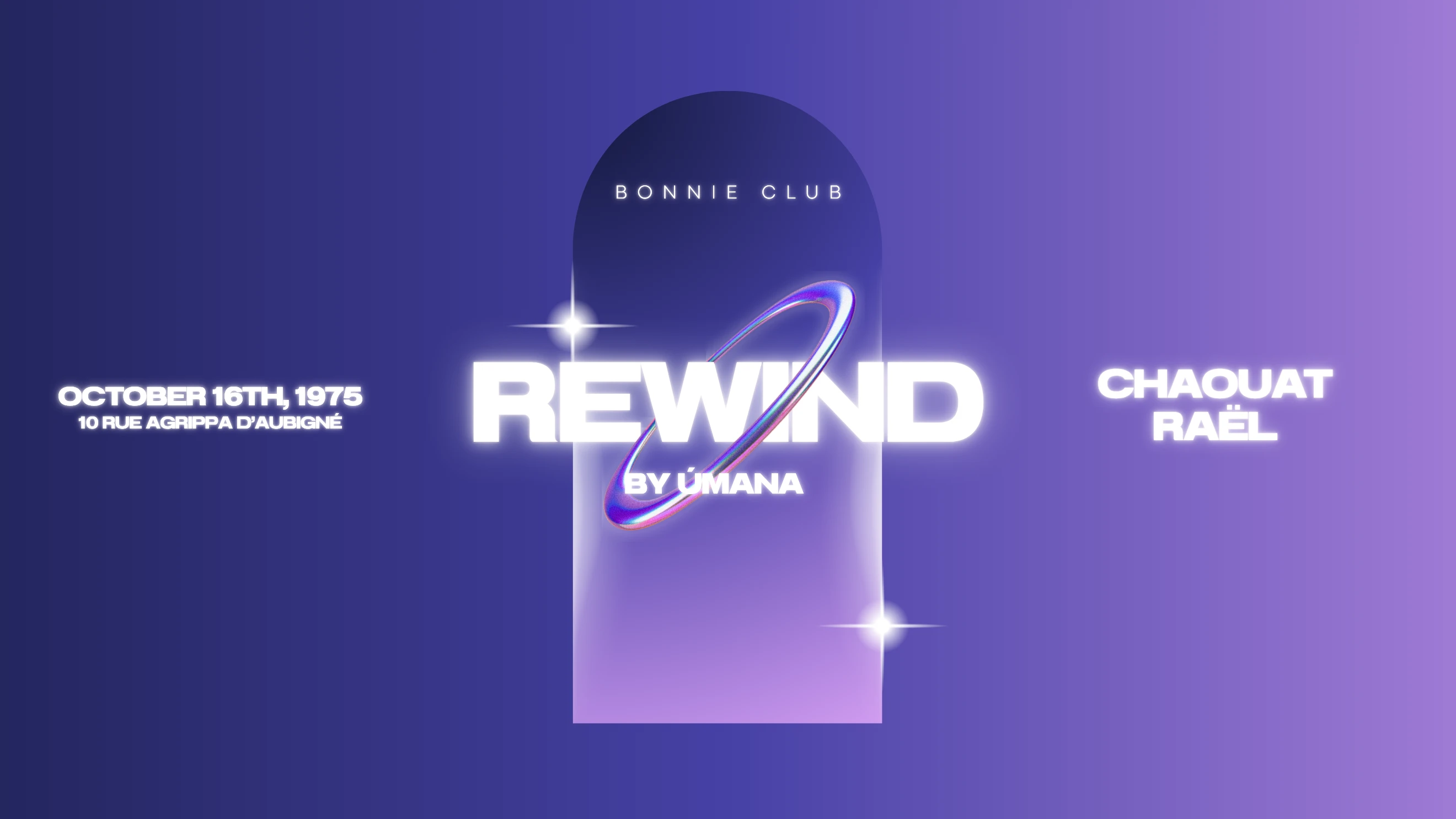 Rewind 16.10.1975 - Chaouat X Raël Cover