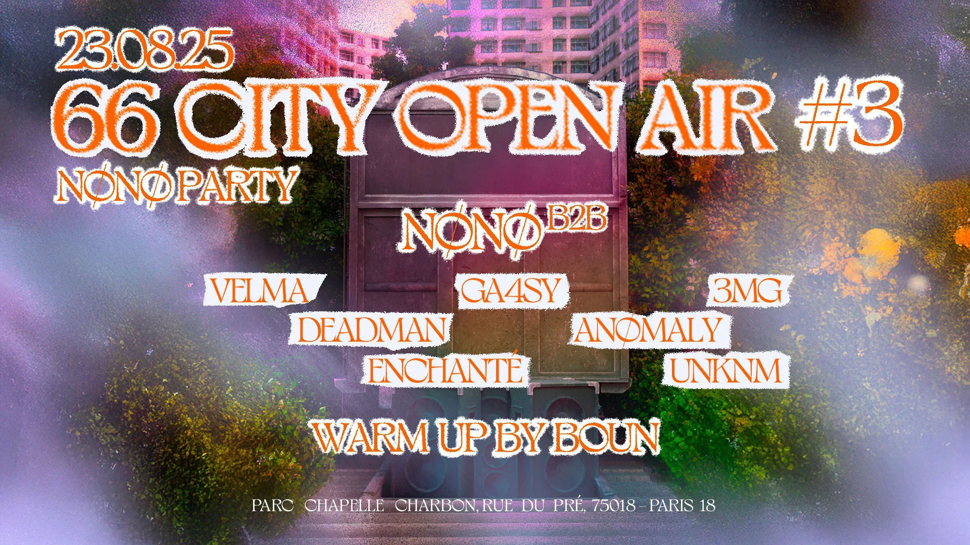 66 City Open Air #3 Nønø Party Cover
