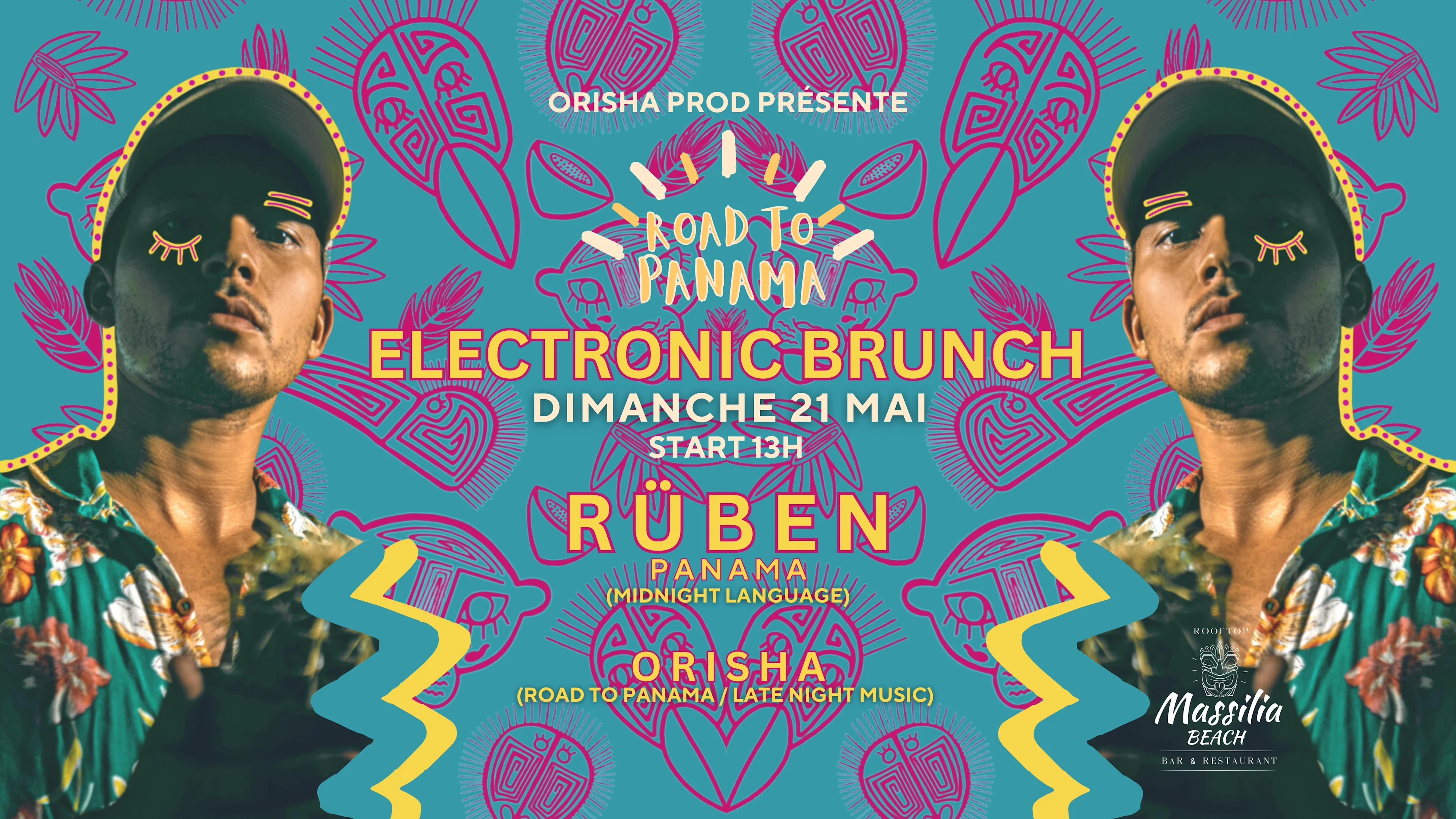Electronic Brunch - Road To Panama - Ruben (Pa) + Orisha Cover