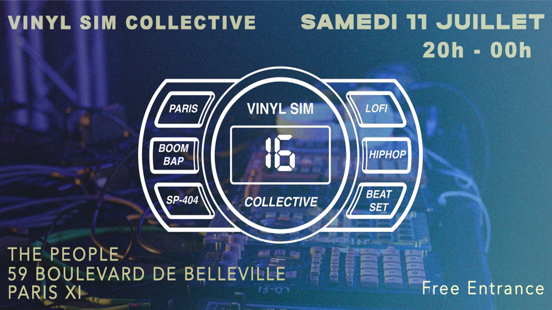 Vinyl Sim Collective Avec 6 Live Performers (Lofi Hip-Hop) Cover