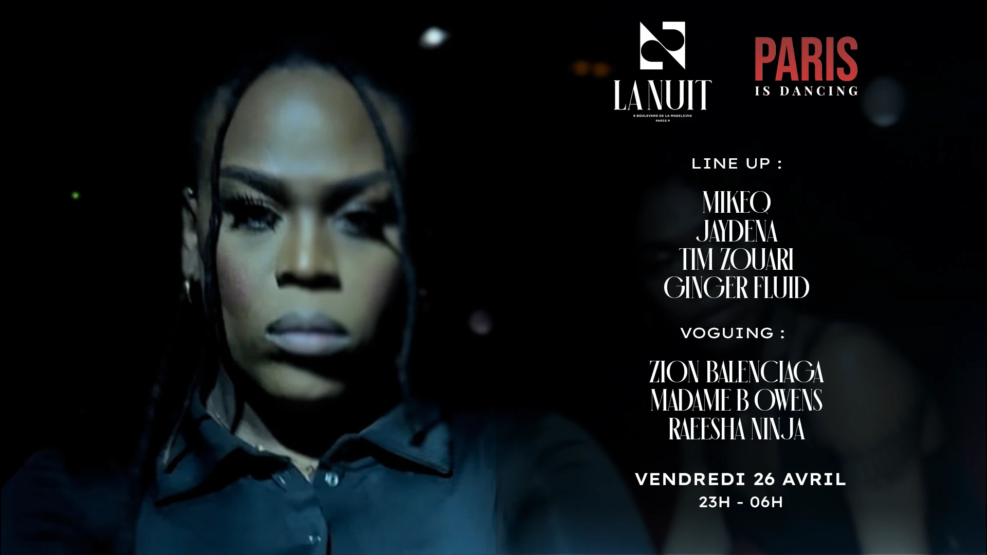 Paris Is Dancing X La Nuit | Mike Q Cover