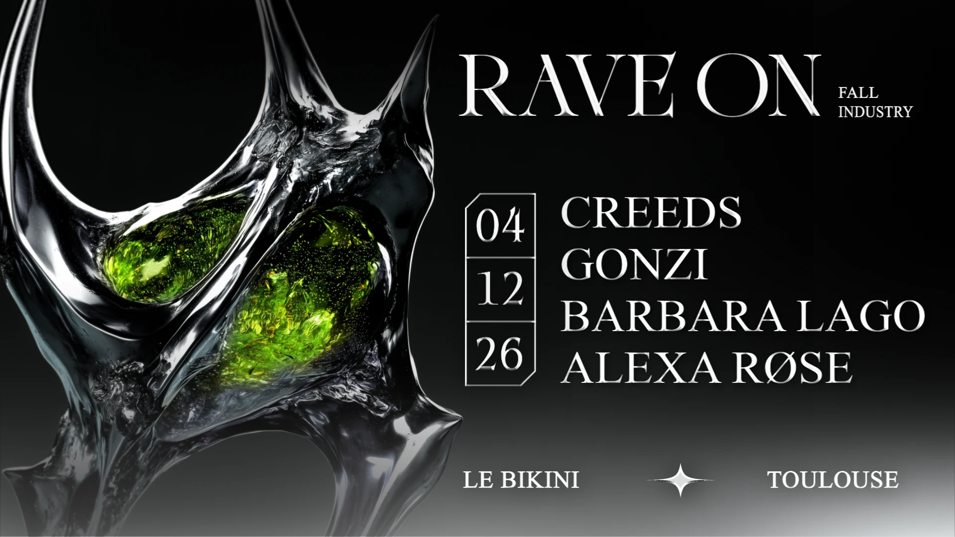 Rave On: Creeds / Gonzi / Barbara Lago / Alexa Rose Cover
