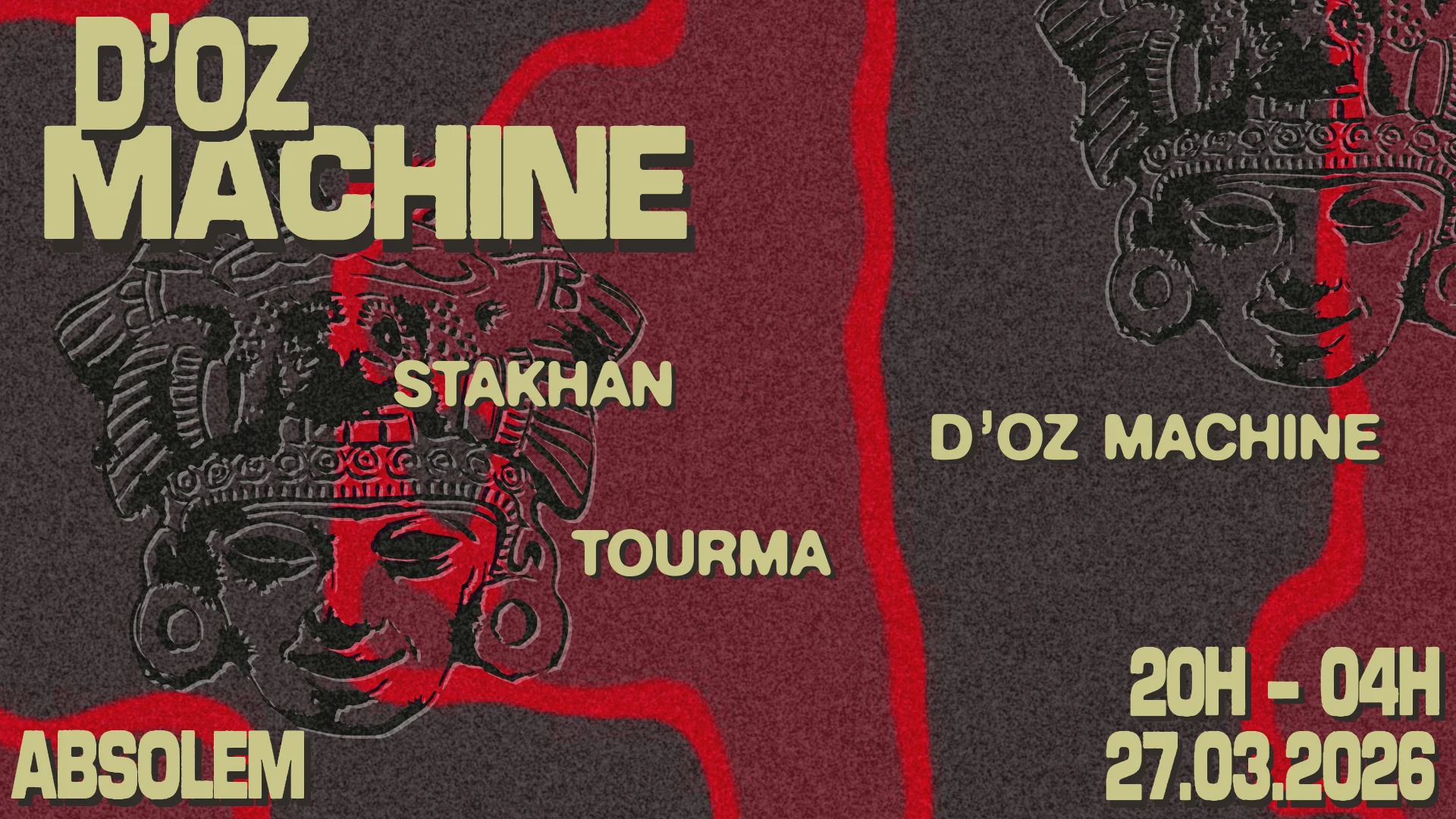 D'oz Machine Invite: Stakhan & Tourma Cover