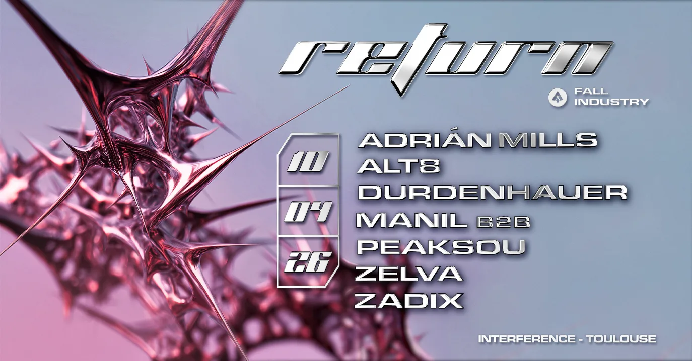 Return - Fall Industry : Adrián Mills + Alt8 & More Cover