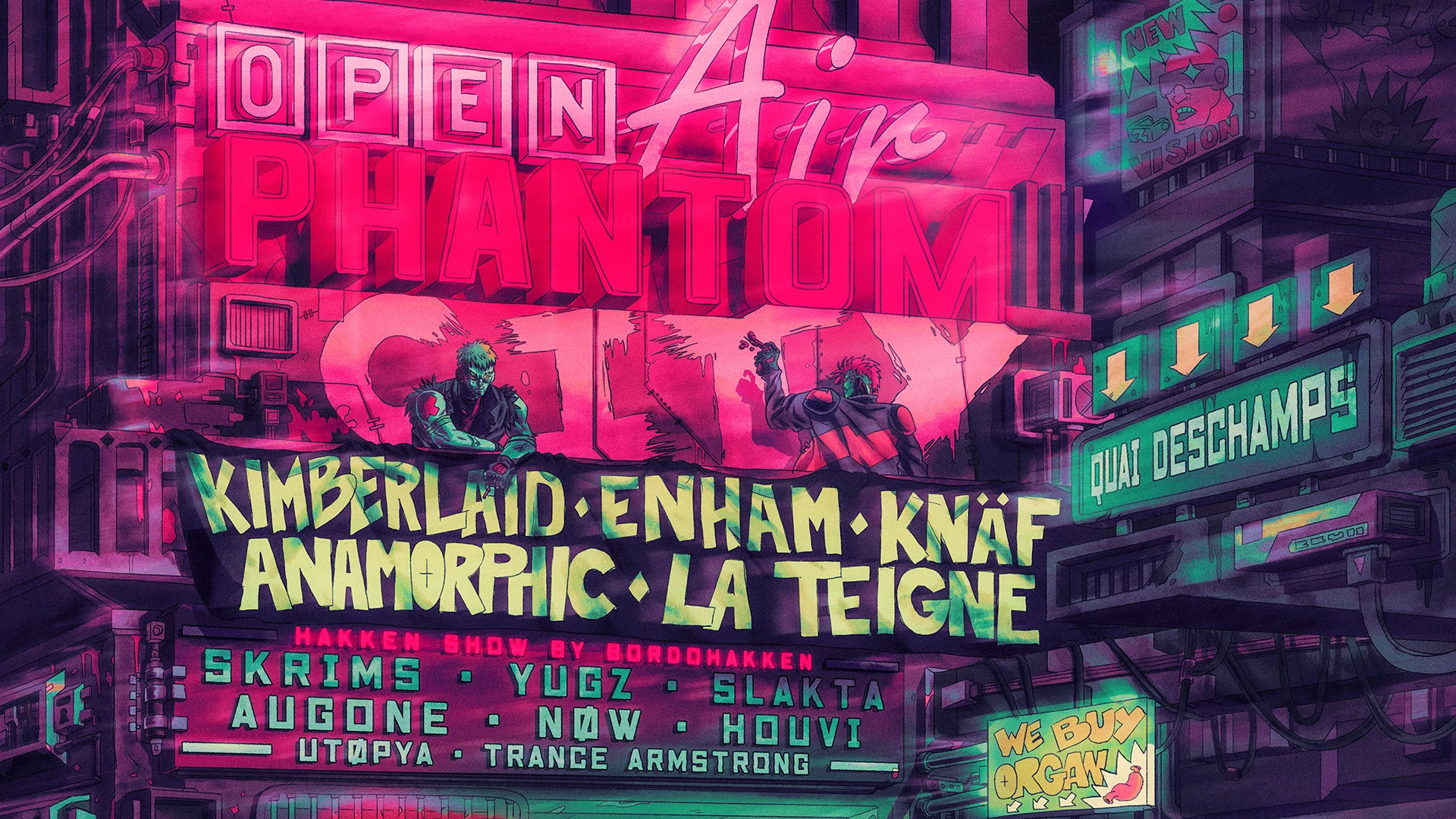 Phantom Open Air : Kimberlaid, Enham, Knäf, Anamorphic &More Cover