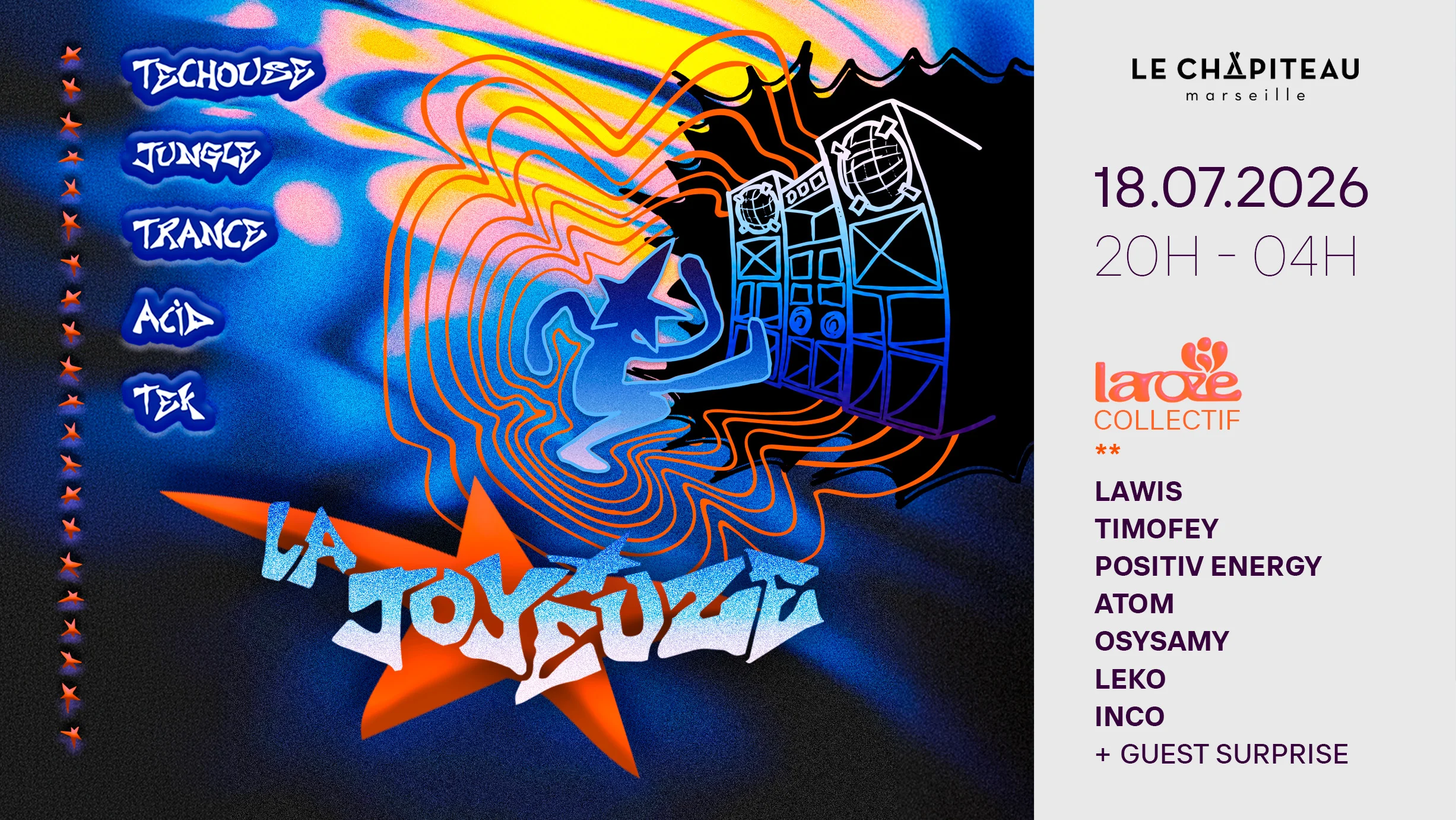 La Joyeuze By La Roze Collectif / Lawis, Inco, Atom & More Cover