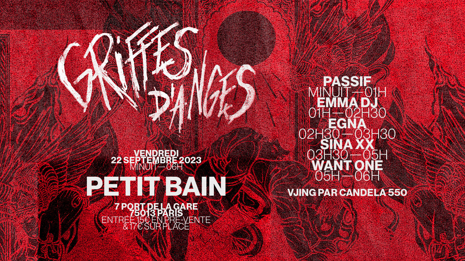 Griffes D’Anges 2 Years Anniversary: Emma Dj, Sina XX Cover