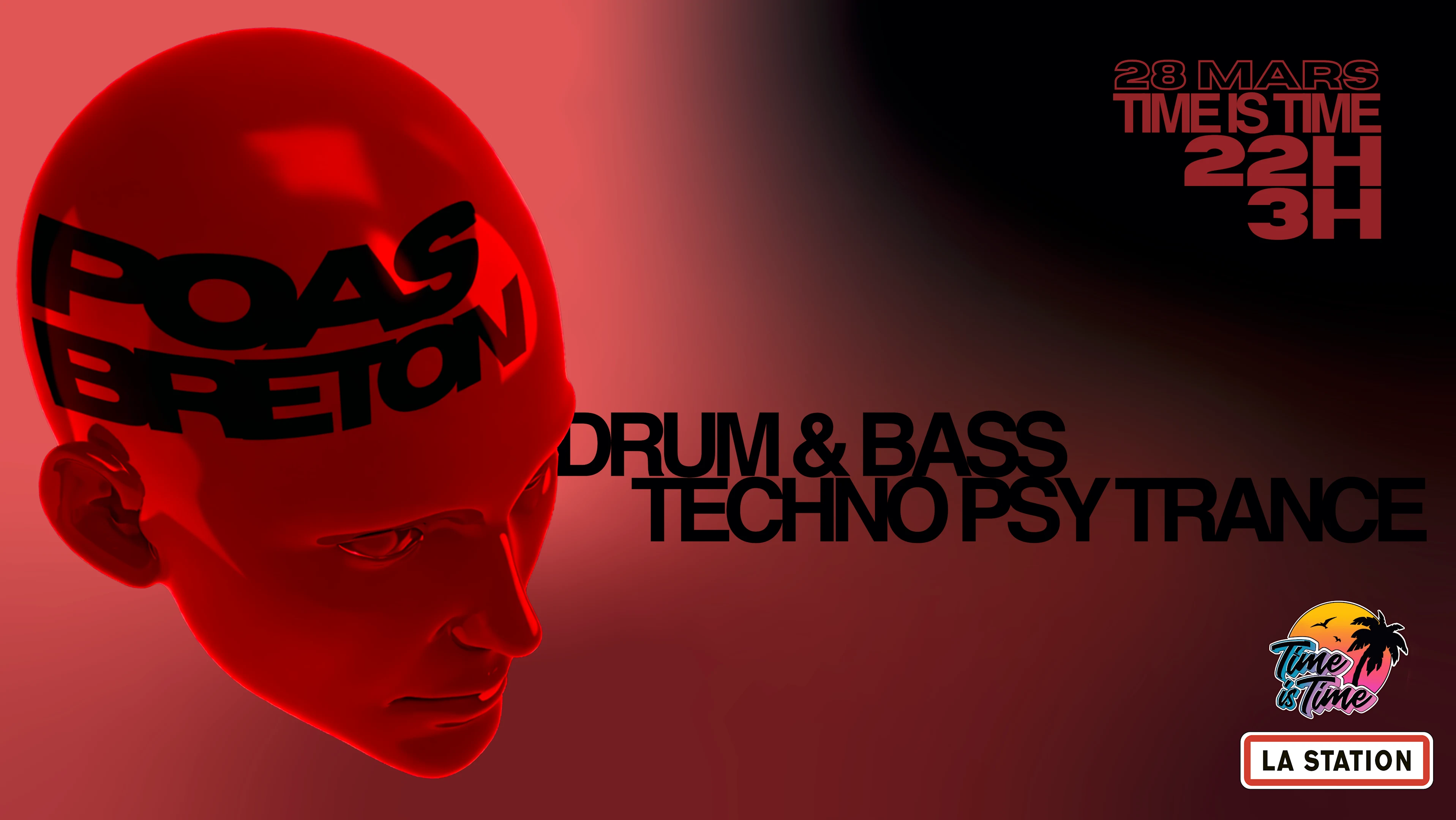 Drum And Bass + Techno - Poas & Friends Cover