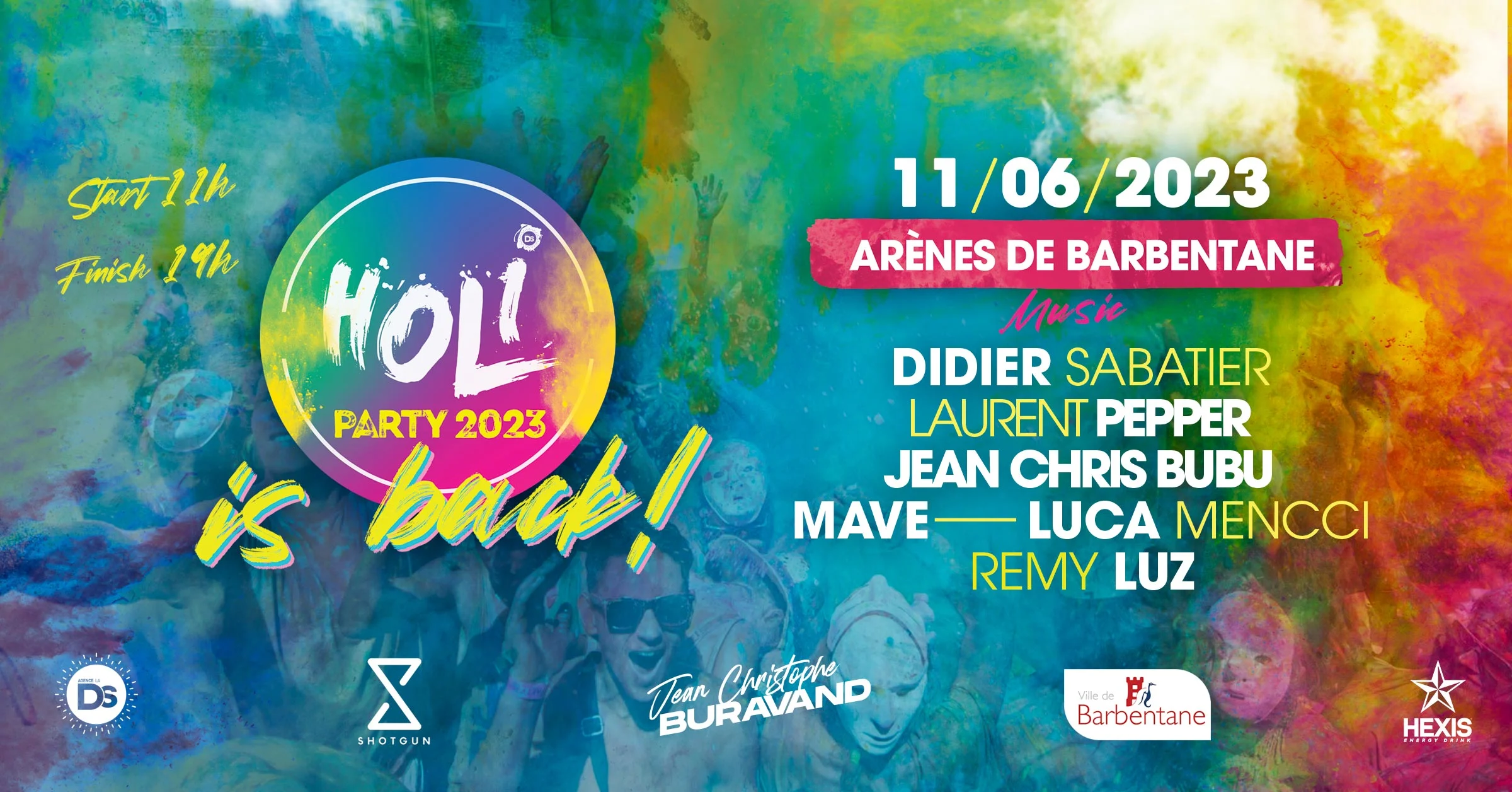 Holi Party Is Back Arènes De Barbentane 2023 Cover