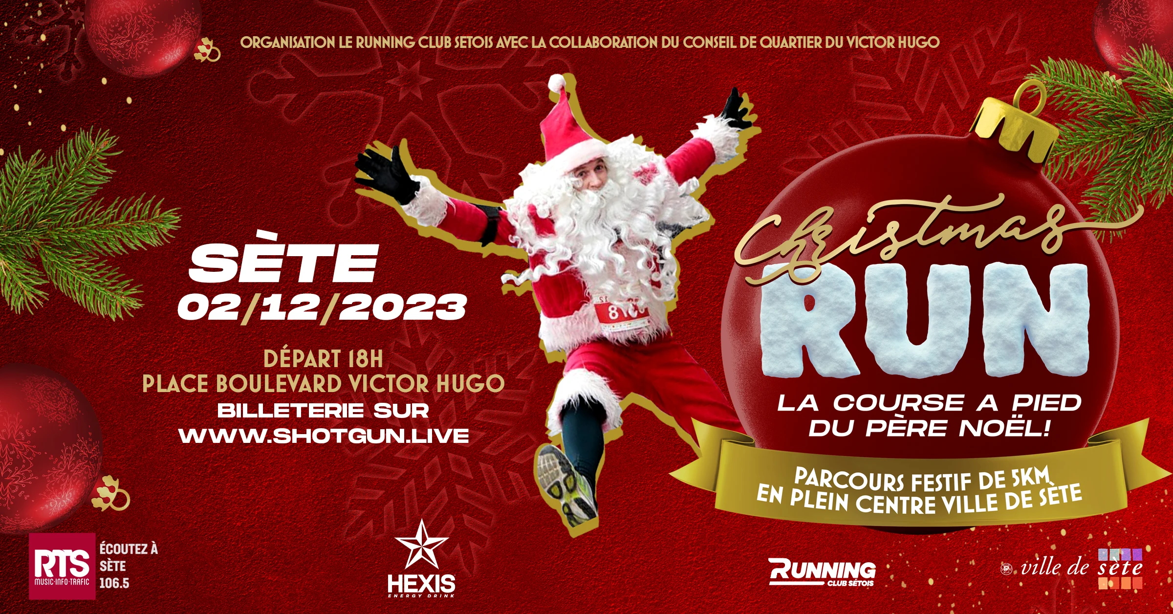 Christmas Run Sète 2023 Cover