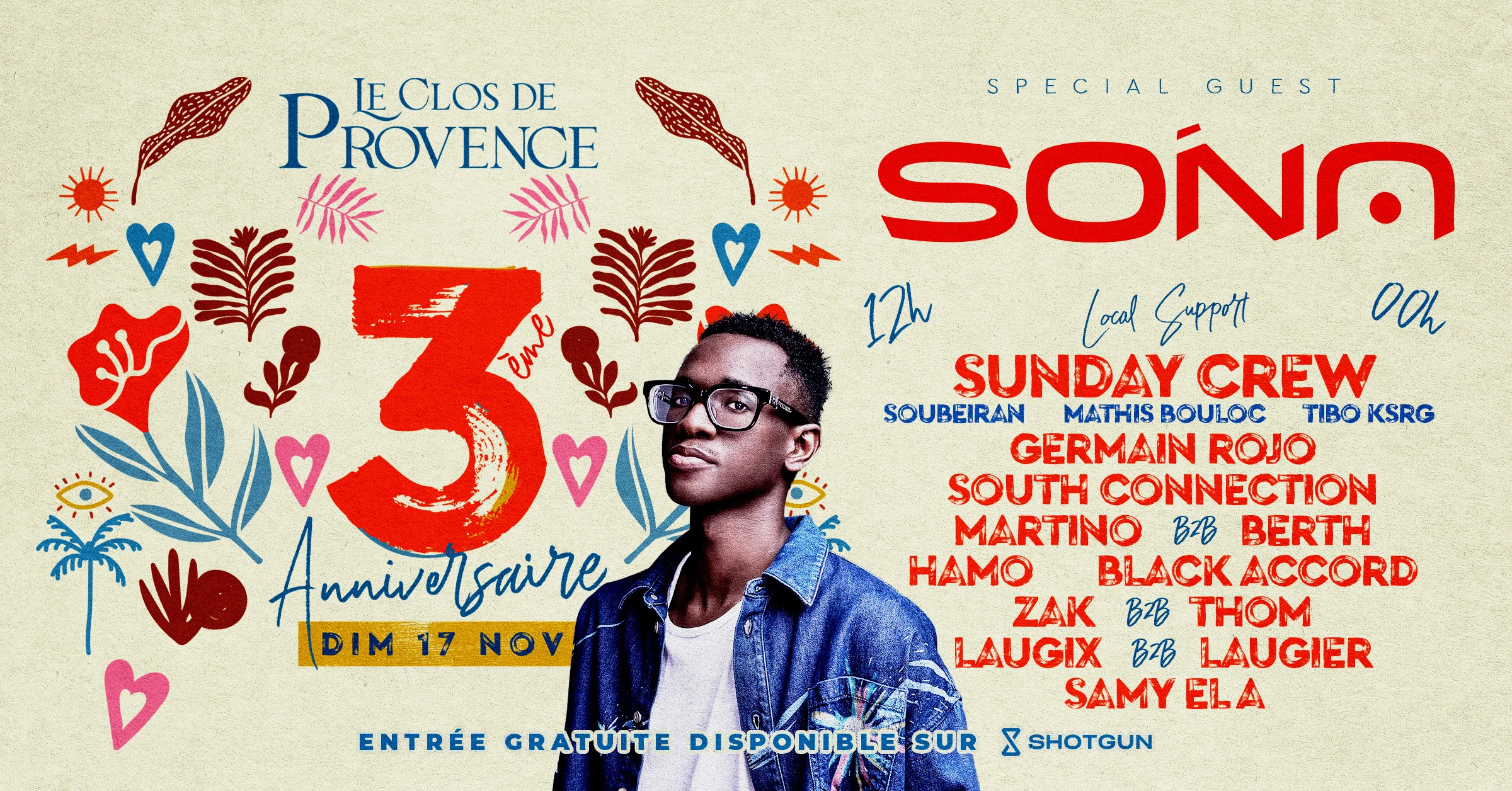 Sona Midi / Minuit @Clos De Provence Cover