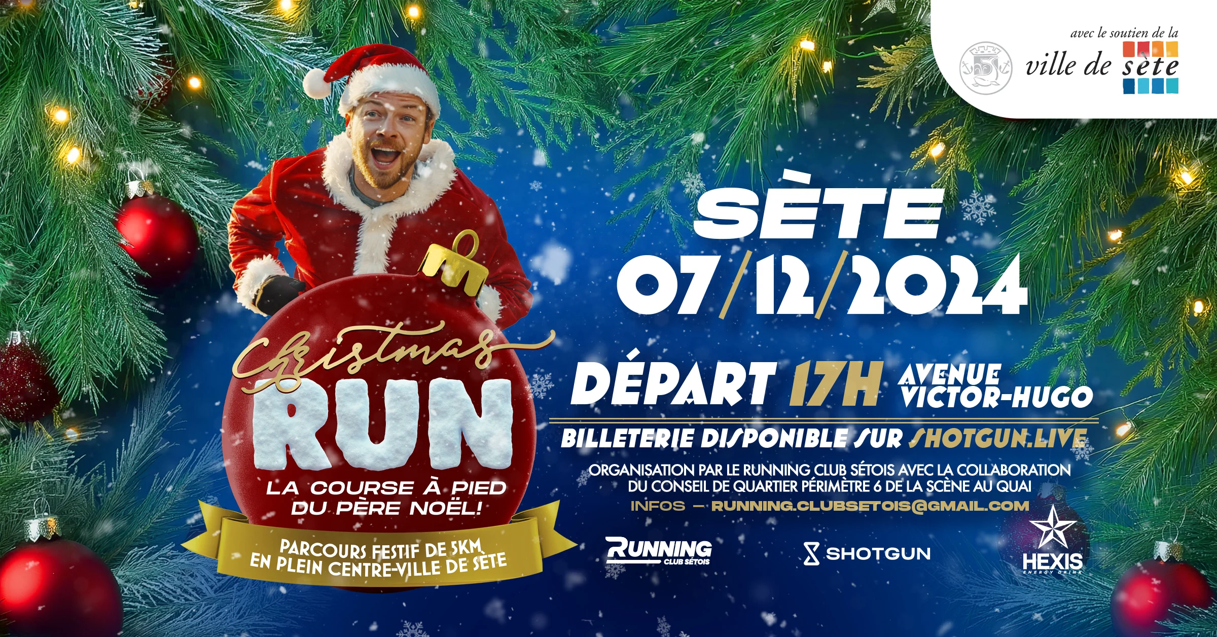 Christmas Run Sète 07-12-2024 Cover