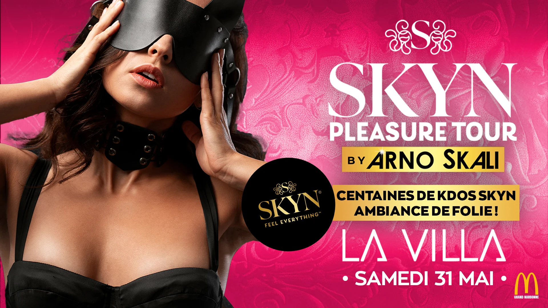 Skyn Pleasure Tour Cover