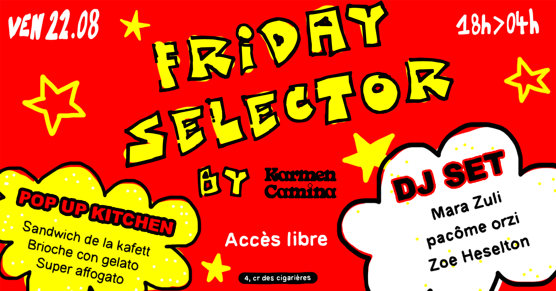 Friday Selector [Mara Zuli, Pacôme Orzi, Zoe Heselton] Cover