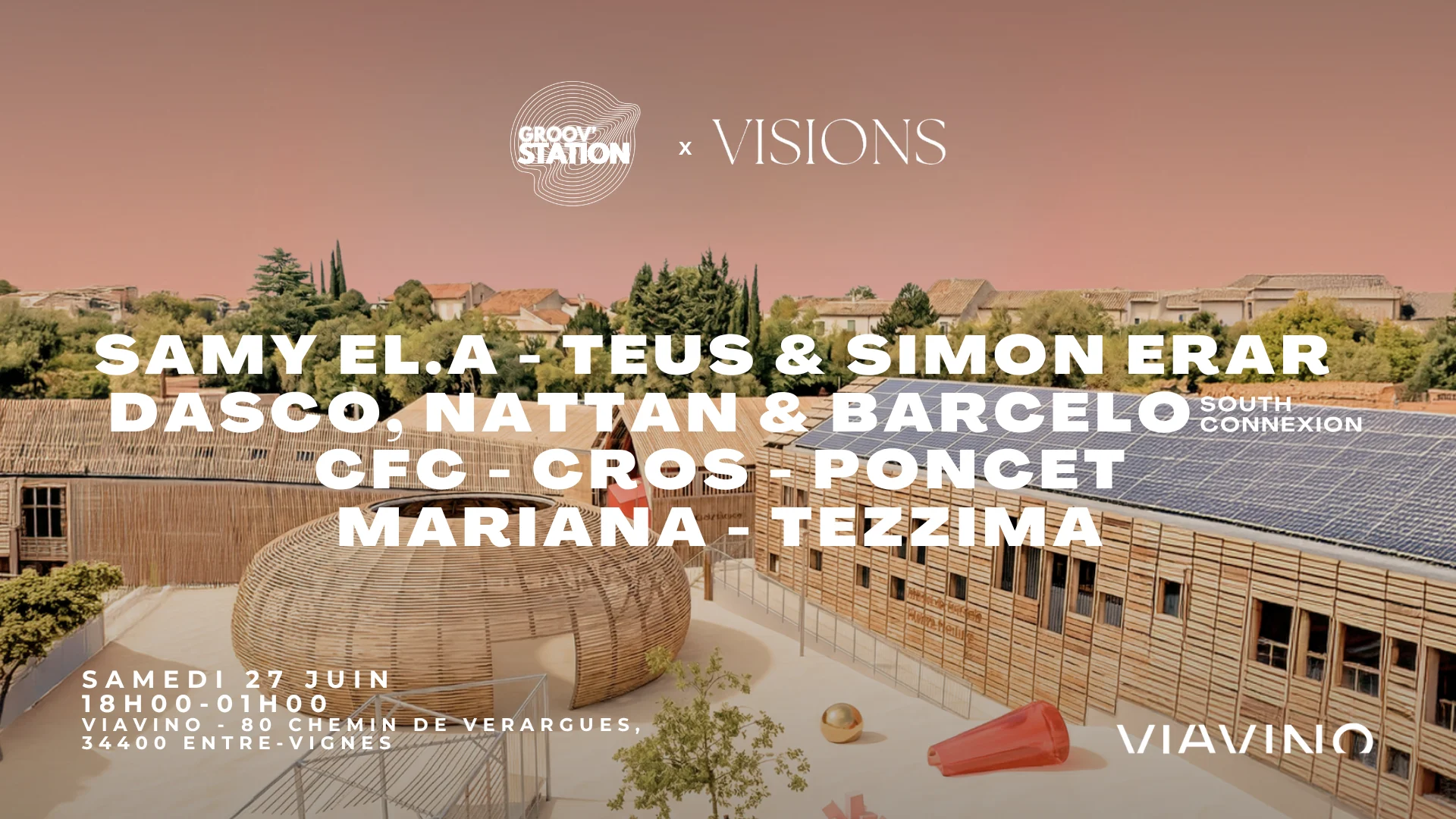 Groov'station X Visions : Enter The Dome (Reporté) Cover