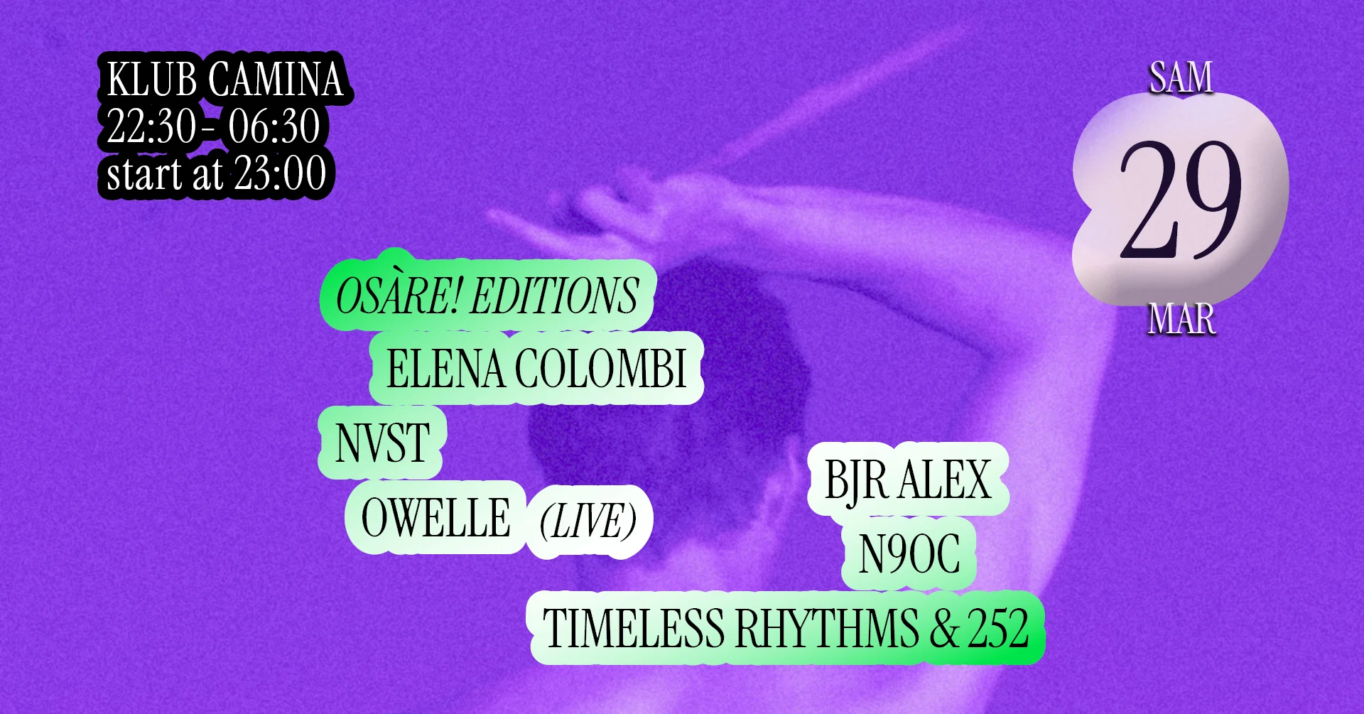 Klub Camina [Elena Colombi, Nvst, Owelle, Bjr Alex, N9oc,&+] Cover