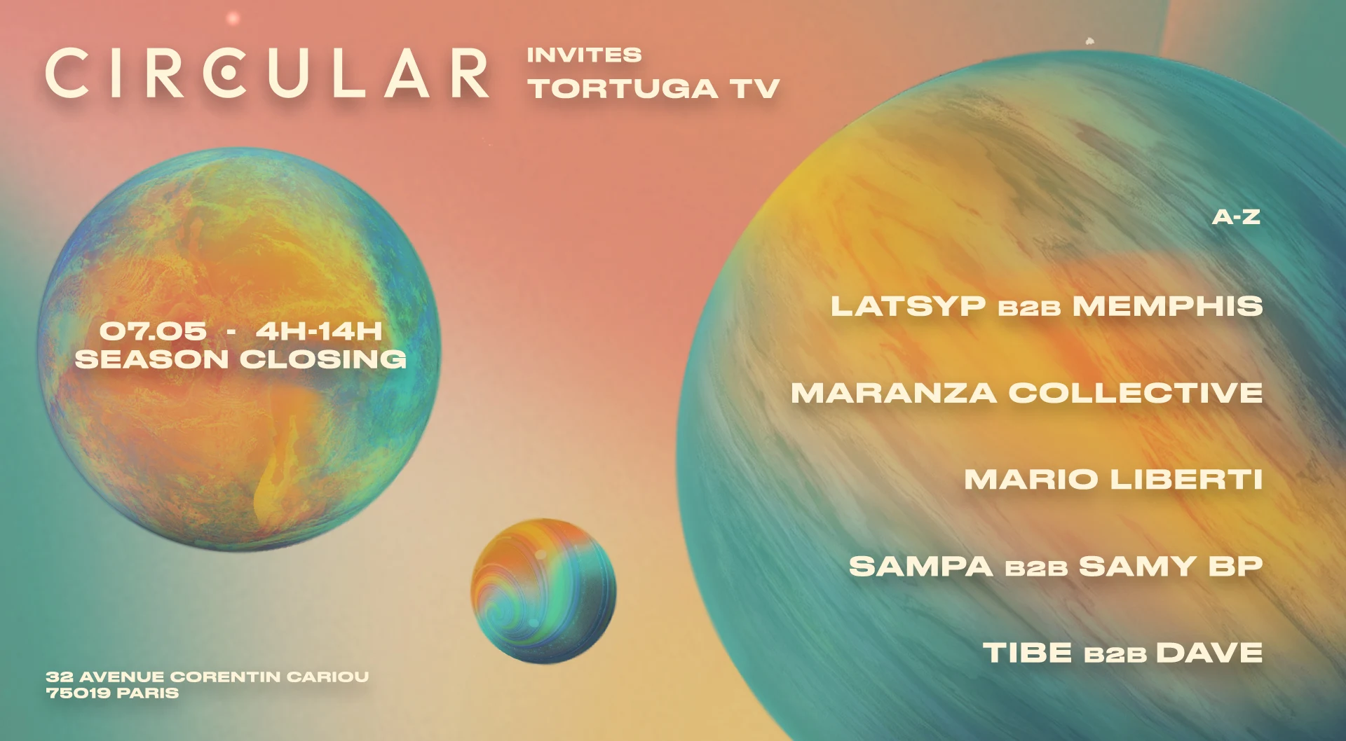 Circular Invites Tortuga, Mario Liberti & More Cover