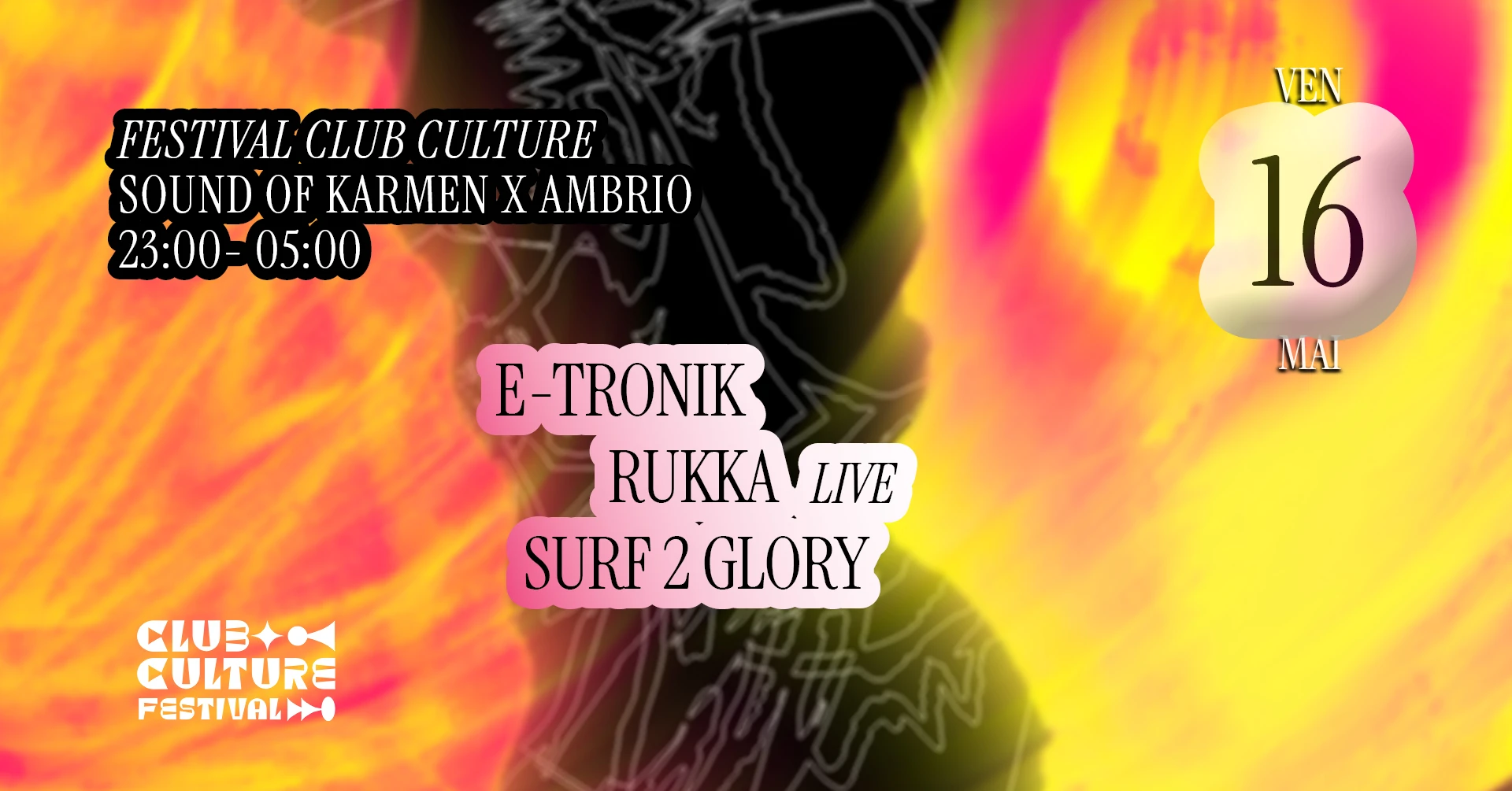 Sound Of Karmen X Ambrio Club Culture Festival [E-Tronik &+] Cover
