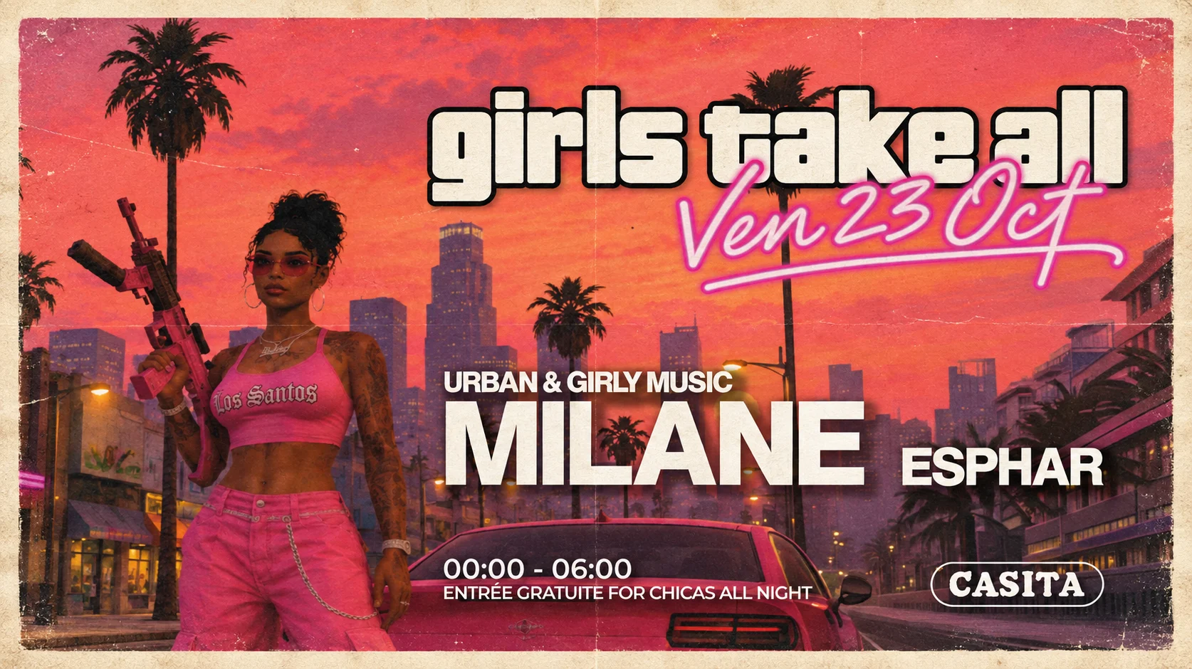 Vendredi 23 Octobre - Girls Takes All Cover