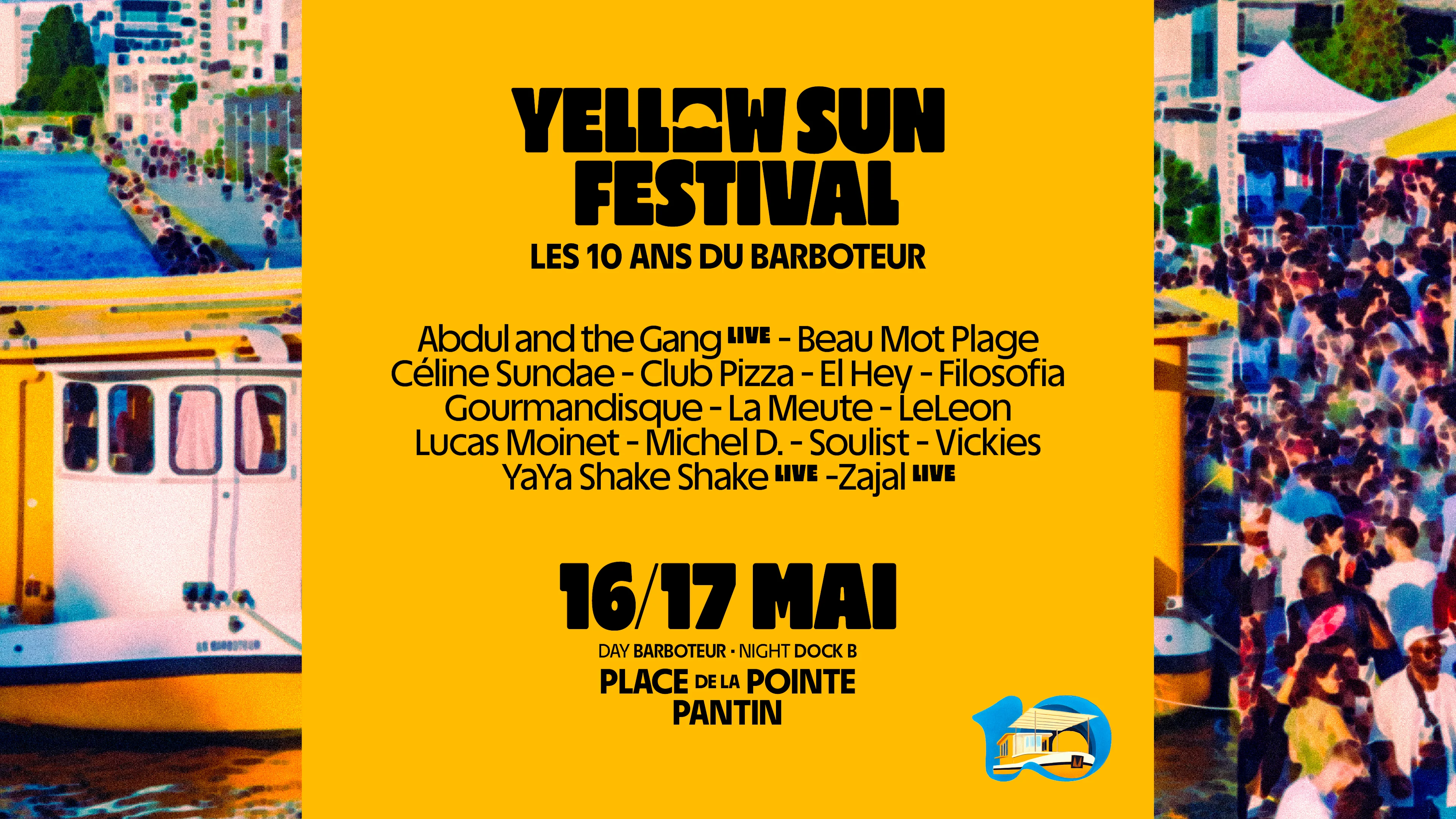 Yellow Sun Festival - Les 10 Ans Du Barboteur Cover