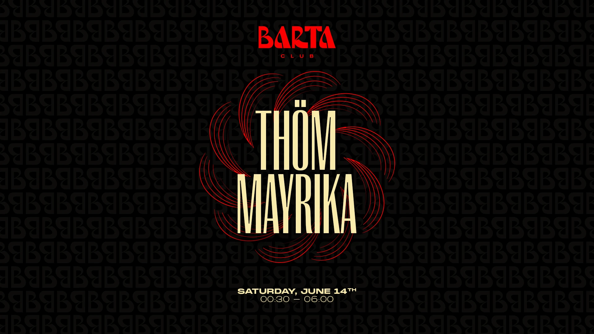 Thöm + Mayrika - Samedi 14 Juin 2025 Cover