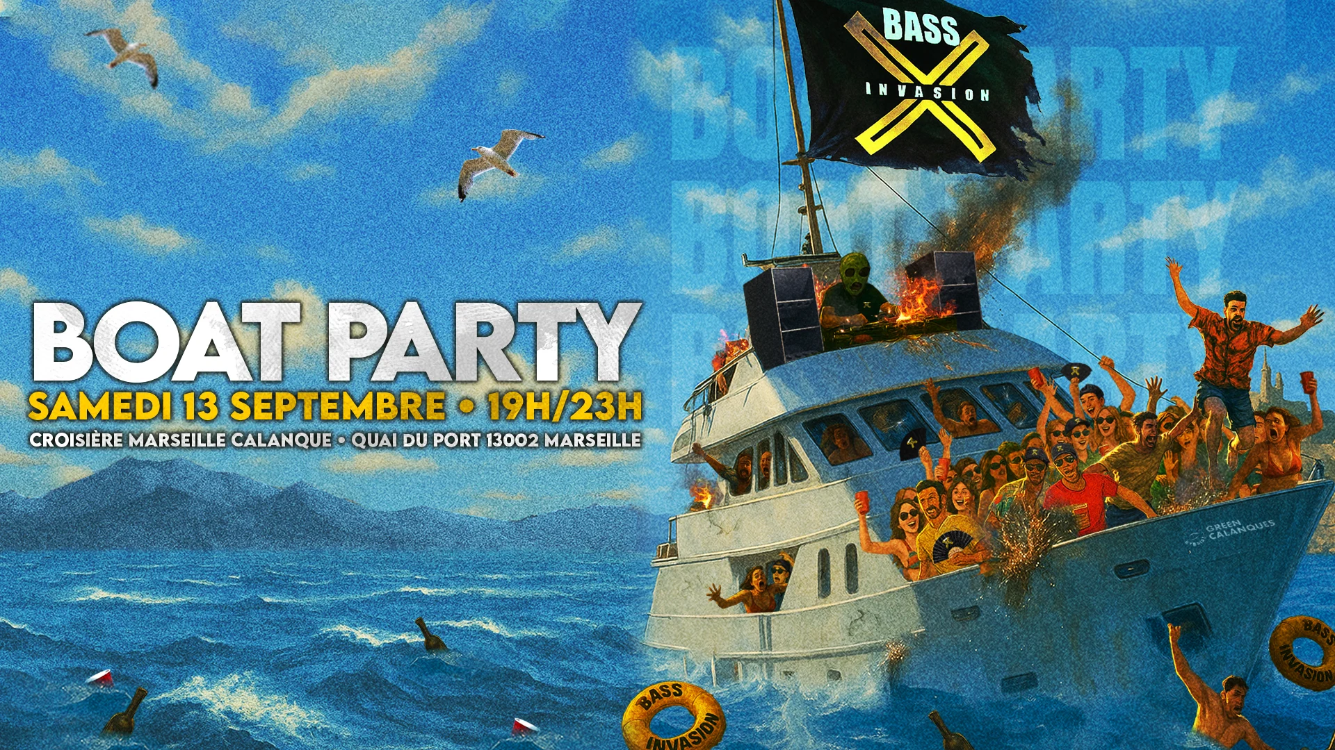 Boat Party / Bass Invasion Cover