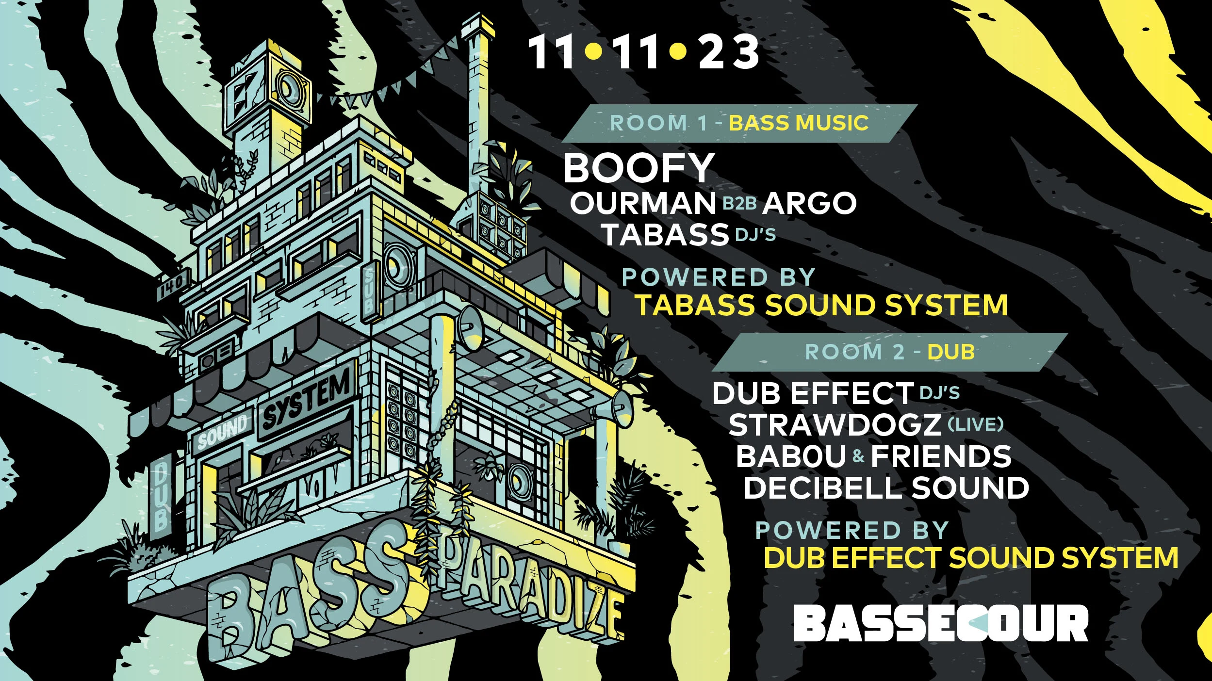 Bass Paradize #32 W/ Boofy, Argo B2b Ourman, Dub Effect Cover