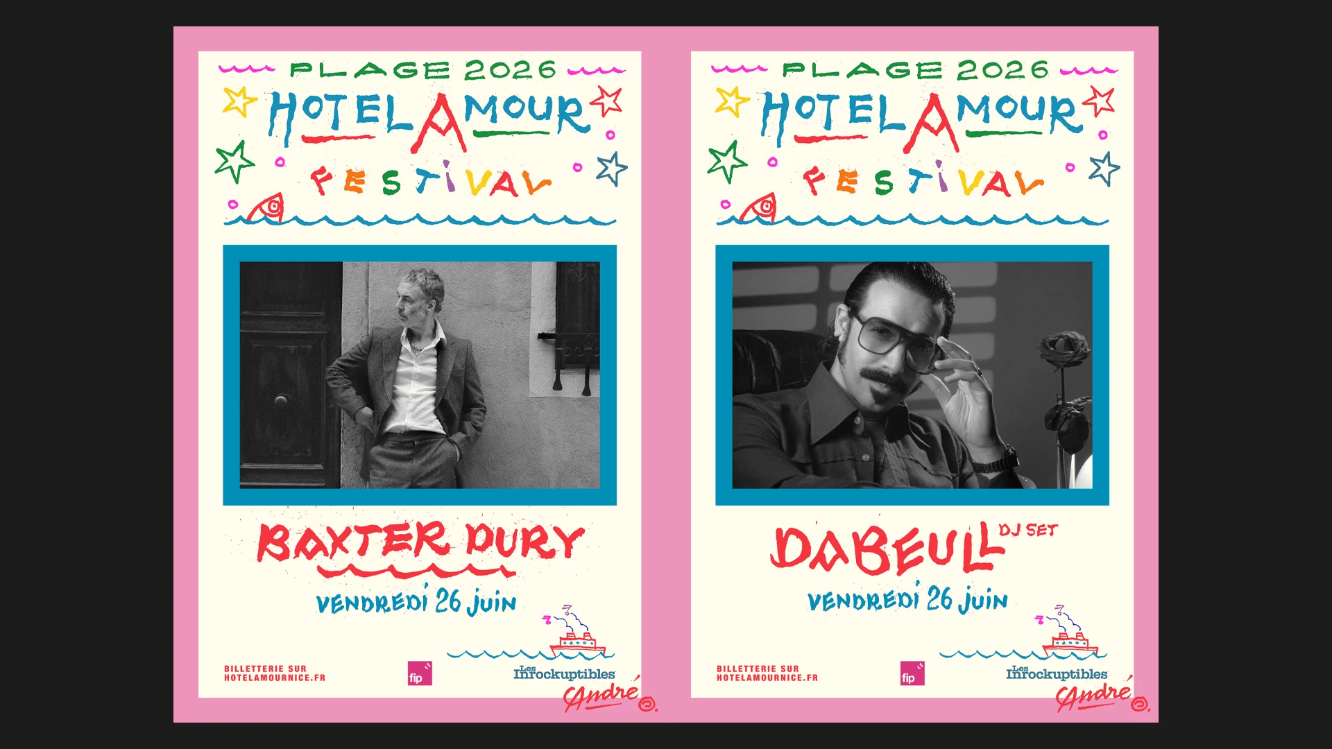 Baxter Dury & Dabeull À La Plage De L'hotel Amour Cover