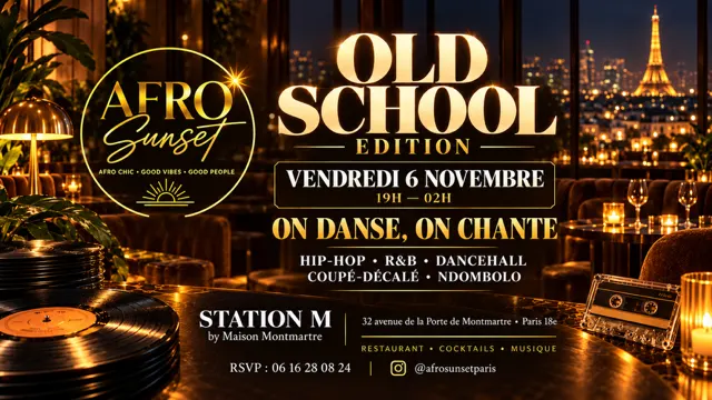 Afro Sunset — Old School Edition Cover