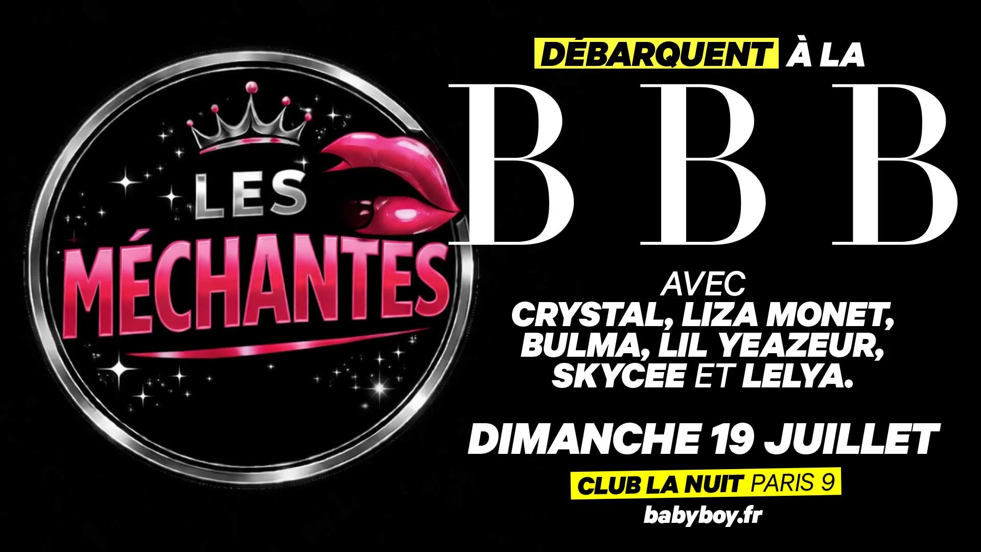 Dimanche 19 Les Mechantes Debarquent A Bbb Cover