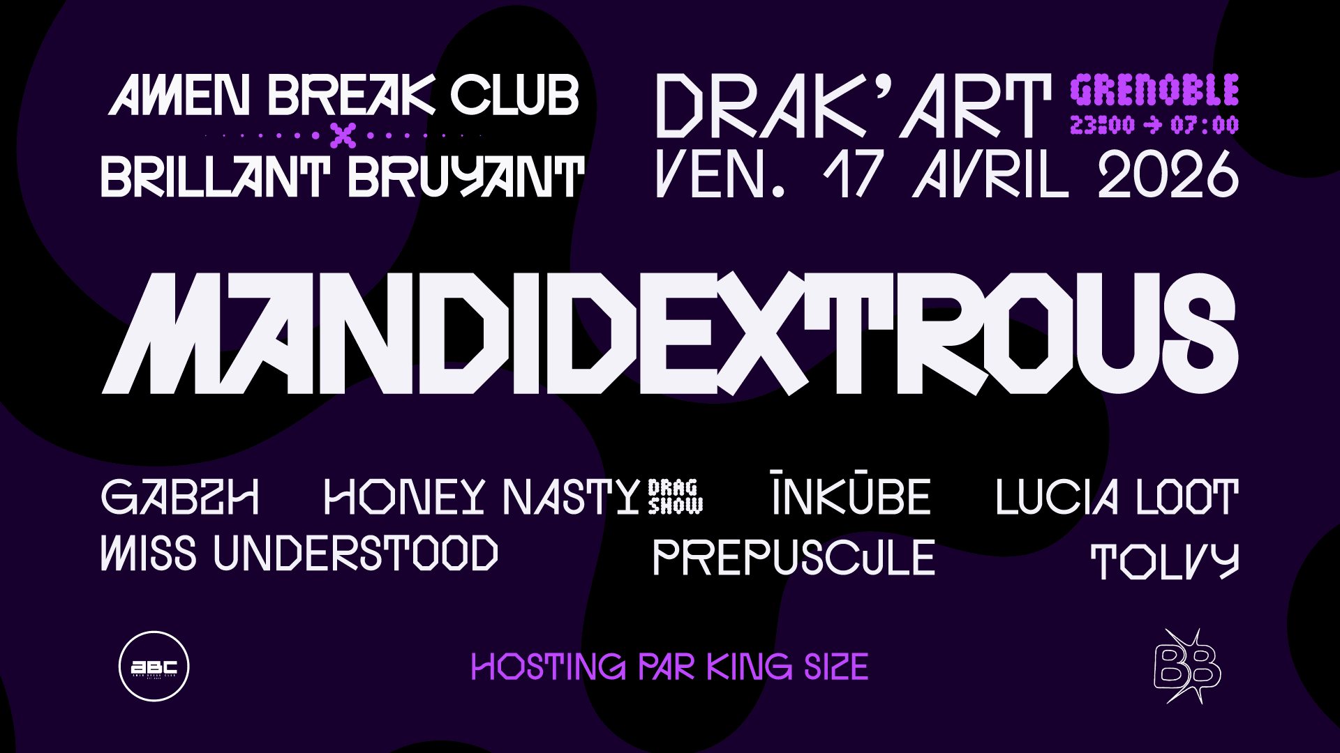 Amen Break Club X Brillant Bruyant W/ Mandidextrous & More Cover