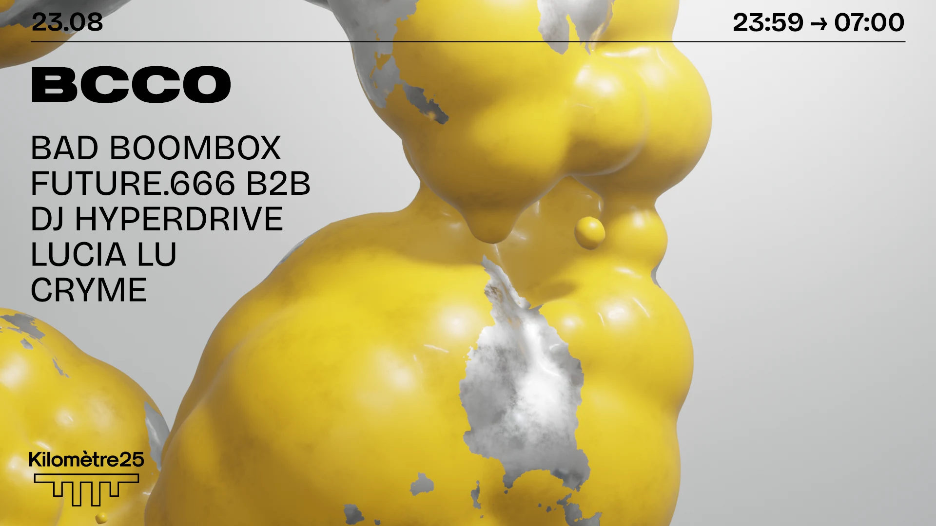 Bcco X Km25 :Bad Boombox, Future.666 B2b Dj Hyperdrive &More Cover