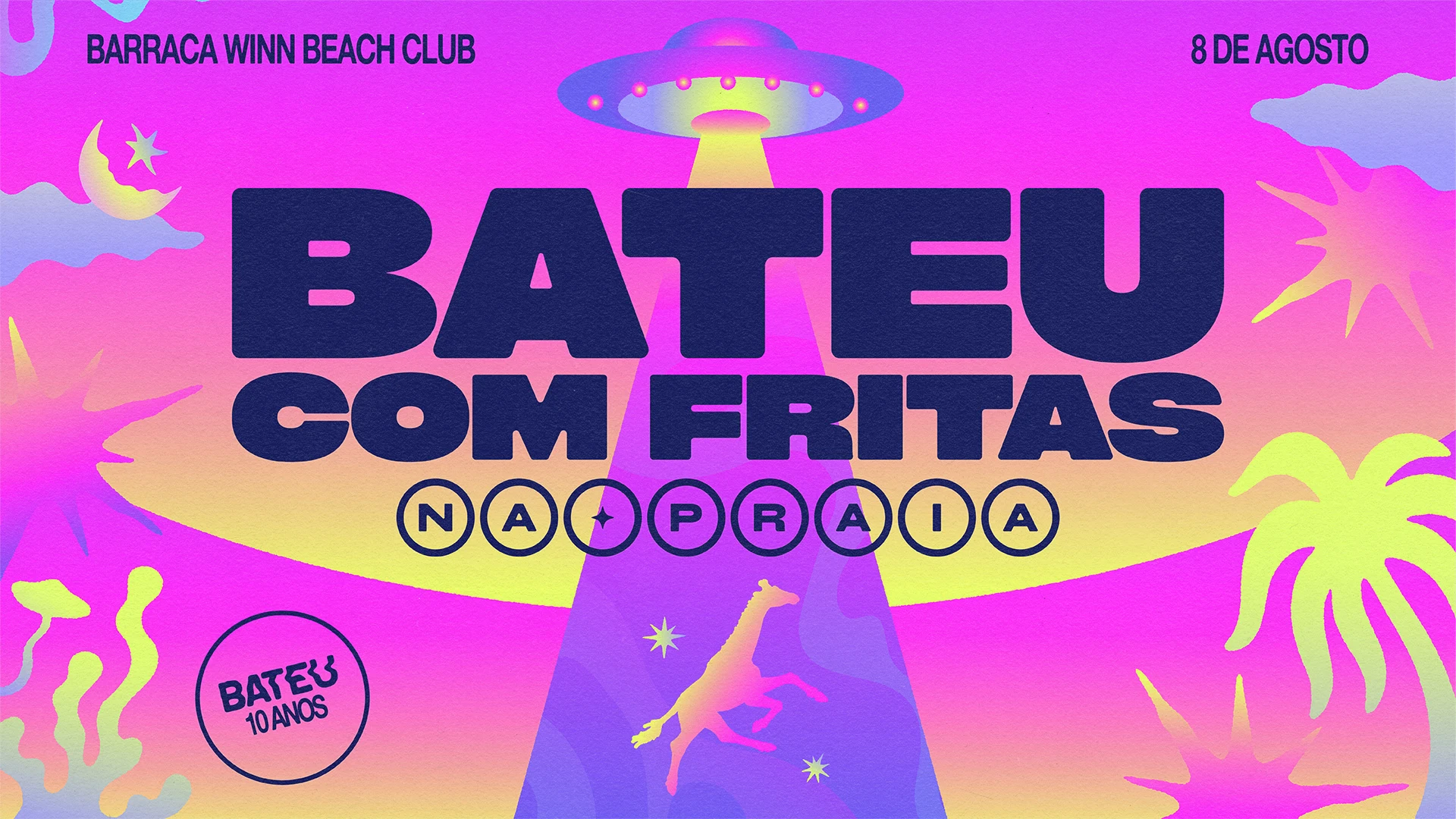 Bateu Com Fritas Na Praia Cover