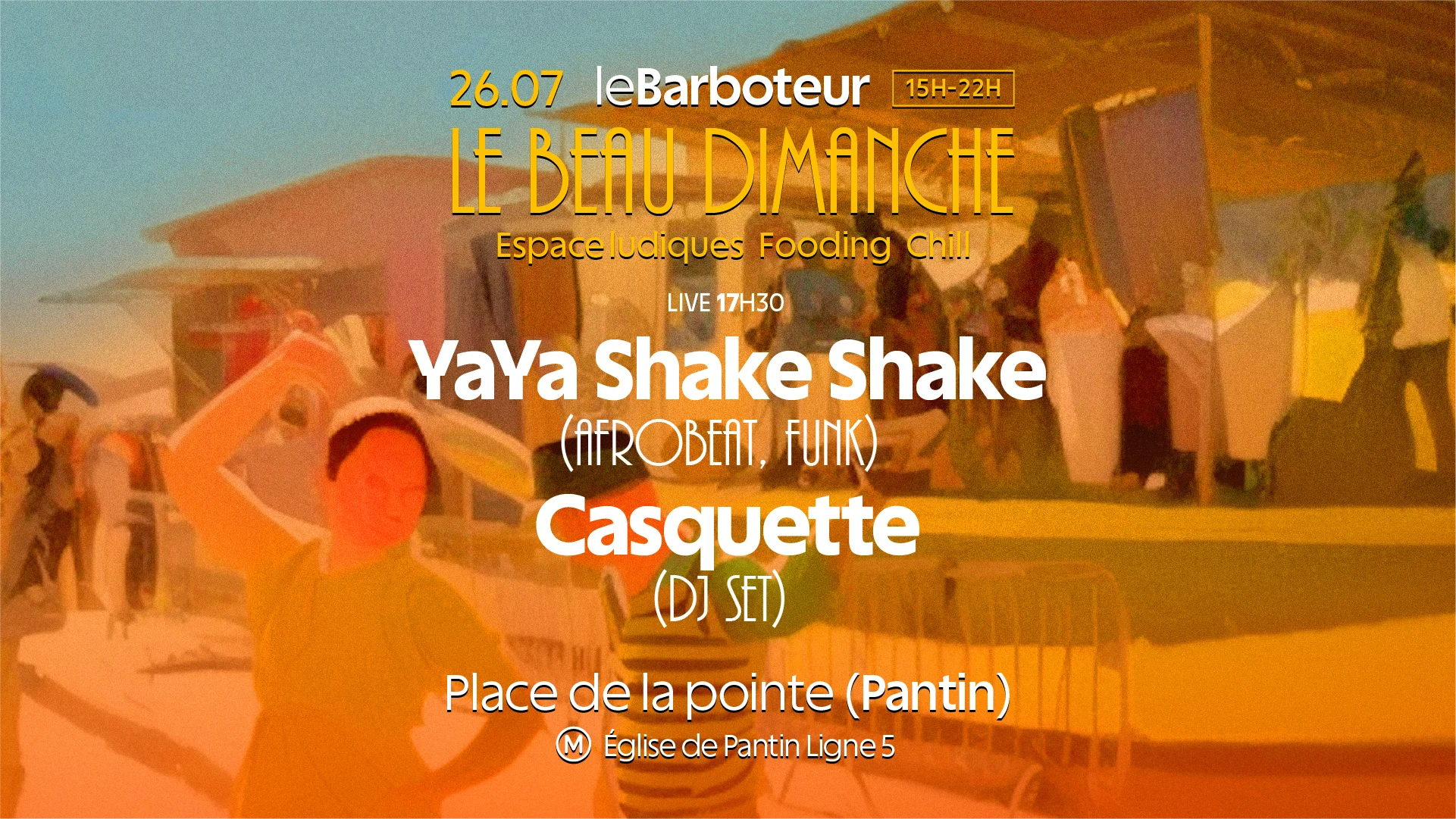 Le Beau Dimanche : Yaya Shake Shake (Live) + Casquette Cover