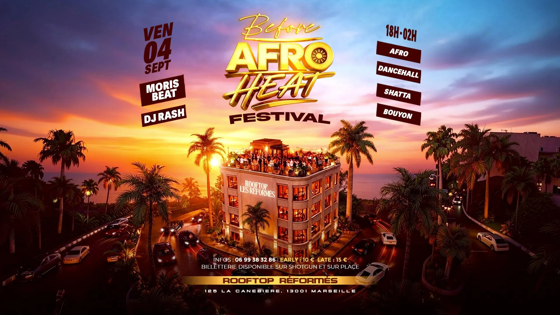 🔥 Before Afro Heat Festival | Édition #2 ☀️ Rooftop Cover