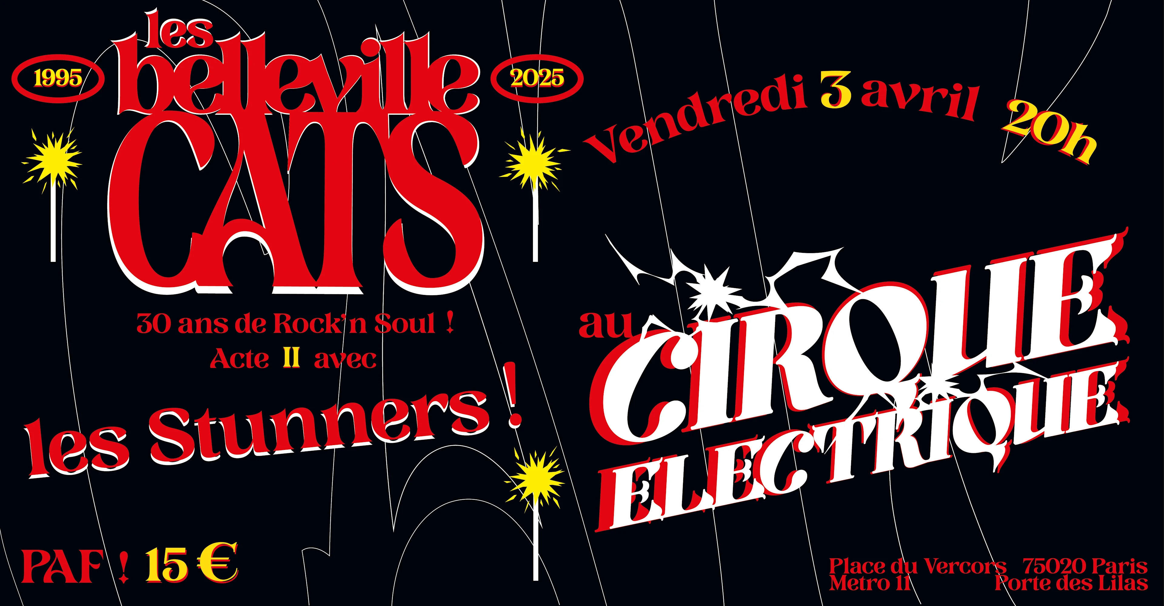 Les Belleville Cats Et Stunners Cover