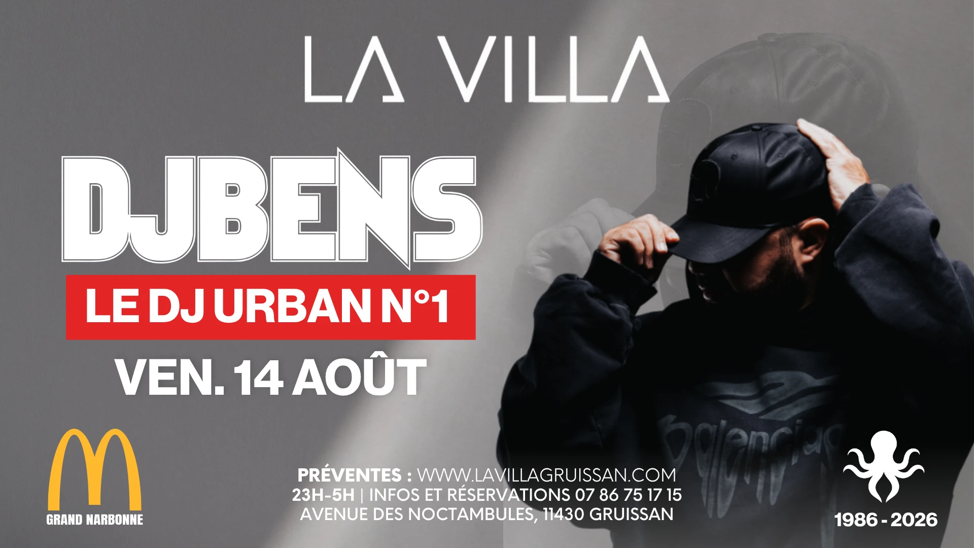 Dj Bens À La Villa Gruissan Cover