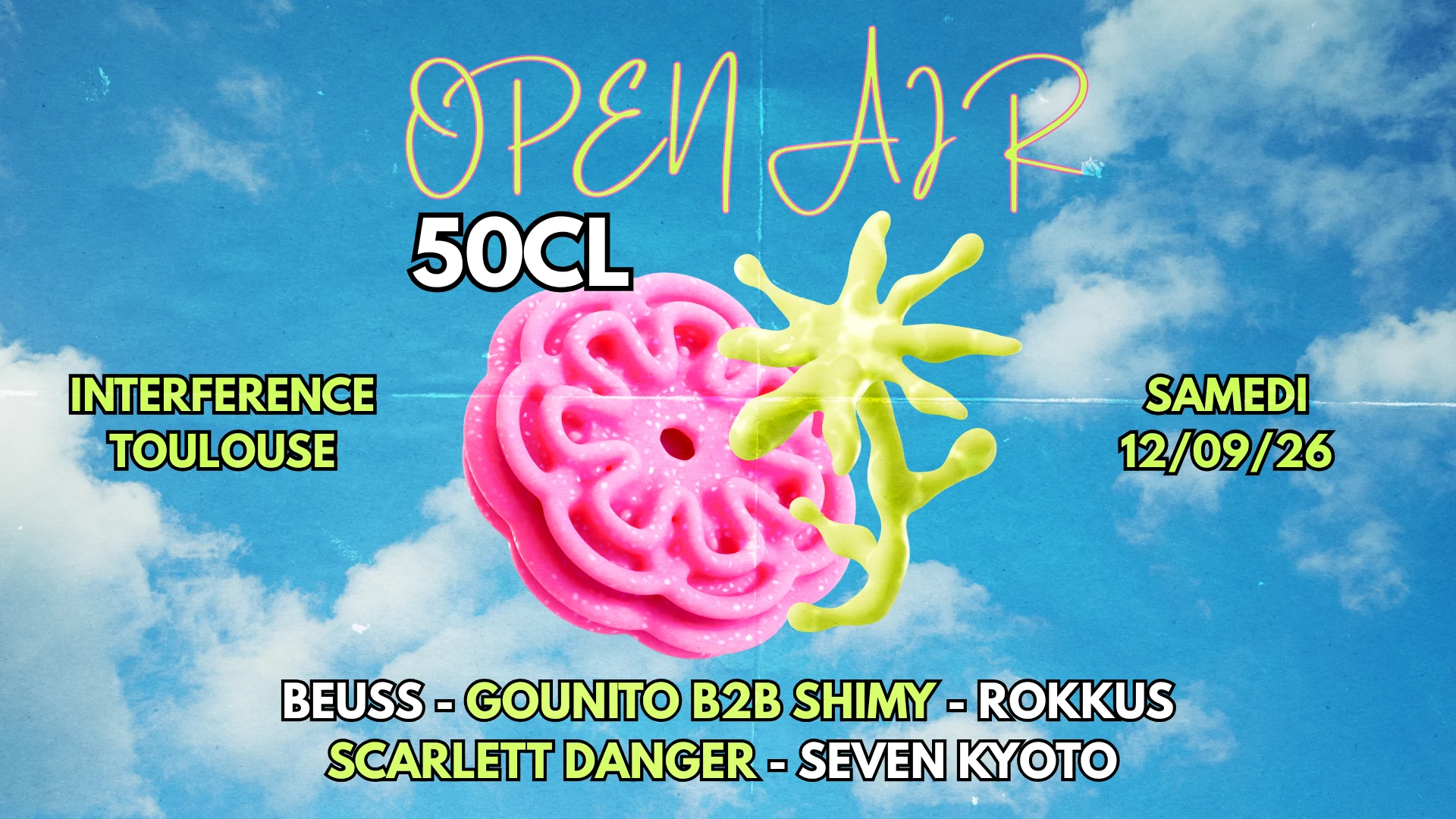 Open Air : 50cl Invite Moontrip & Ren'art Cover
